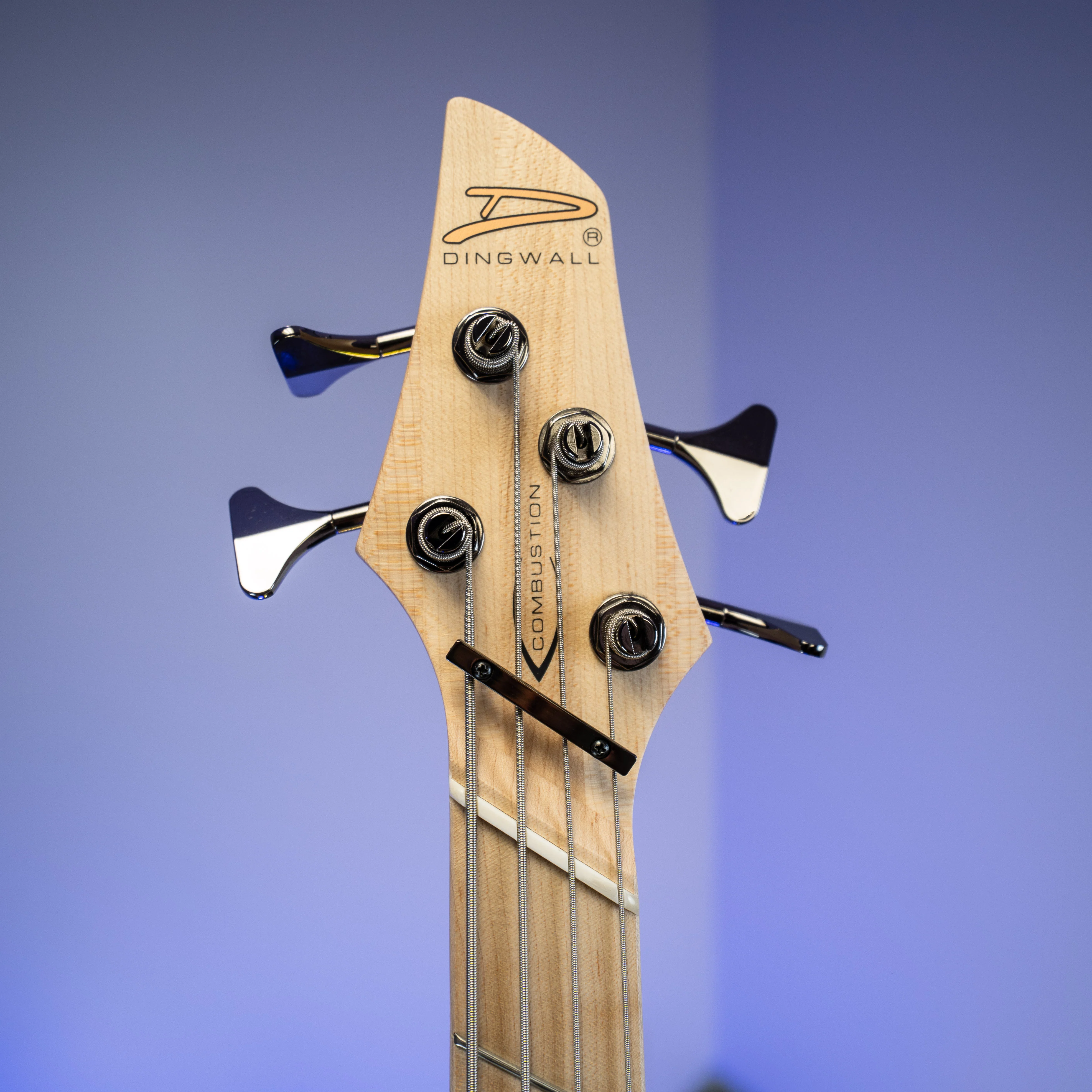 Dingwall Combustion 10th Anniversary 4-String 3 PUP Amethystburst Maple Fretboard - Image 7