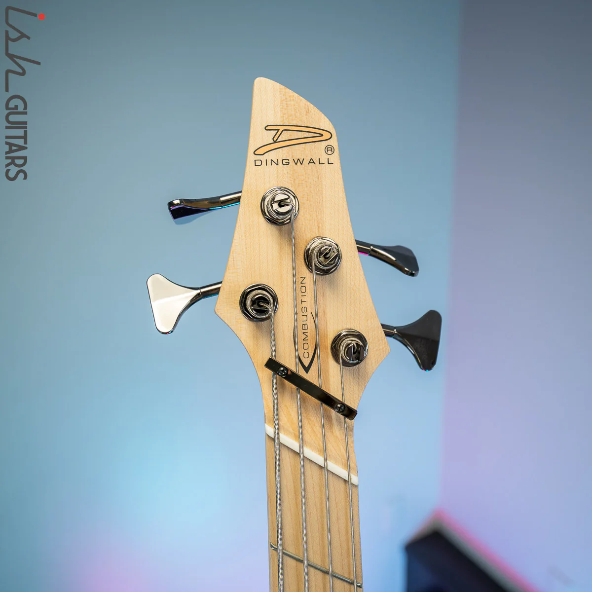 Dingwall Combustion 10th Anniversary 4-String 3 PUP Amethystburst Maple Fretboard - Image 6