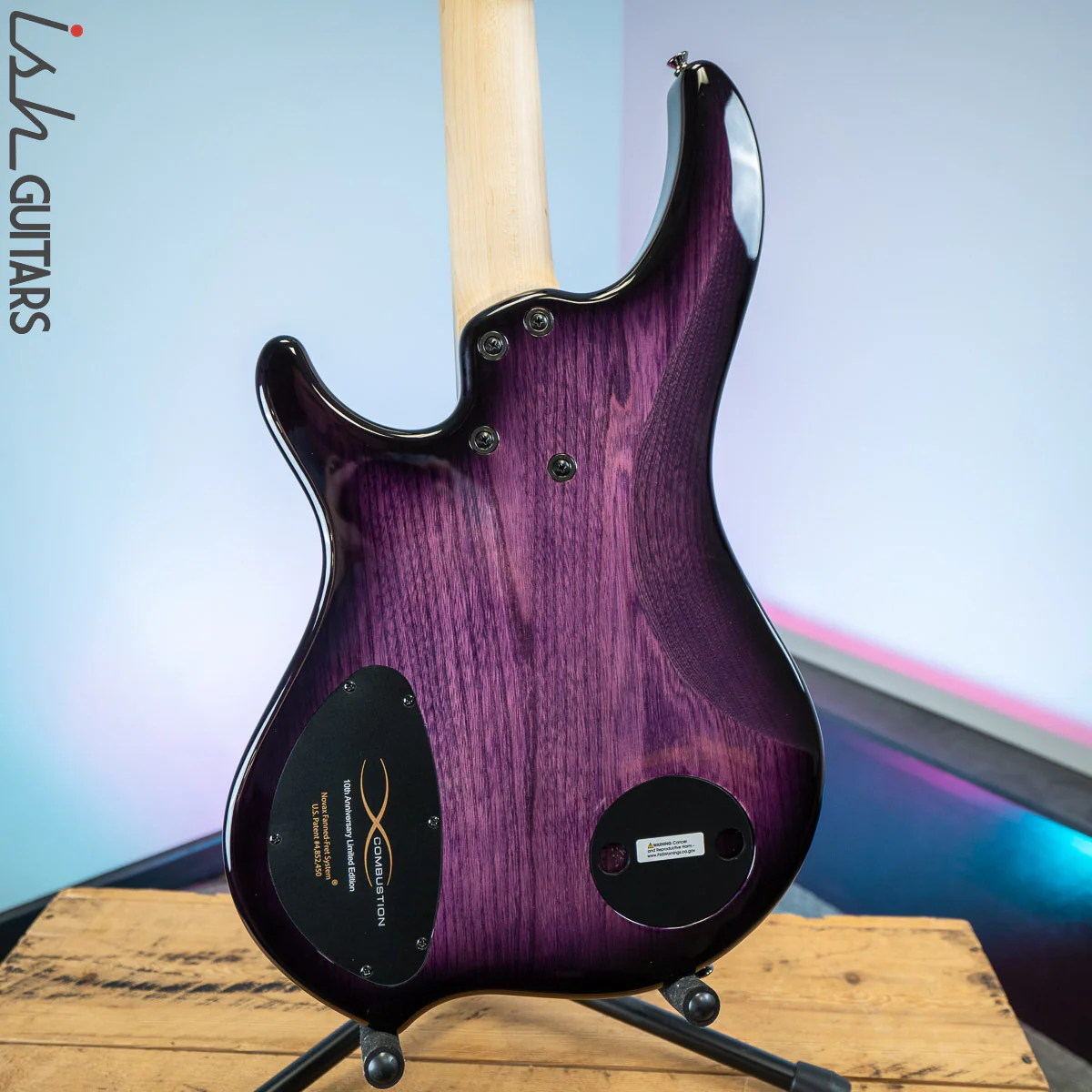 Dingwall Combustion 10th Anniversary 4-String 3 PUP Amethystburst Maple Fretboard - Image 8