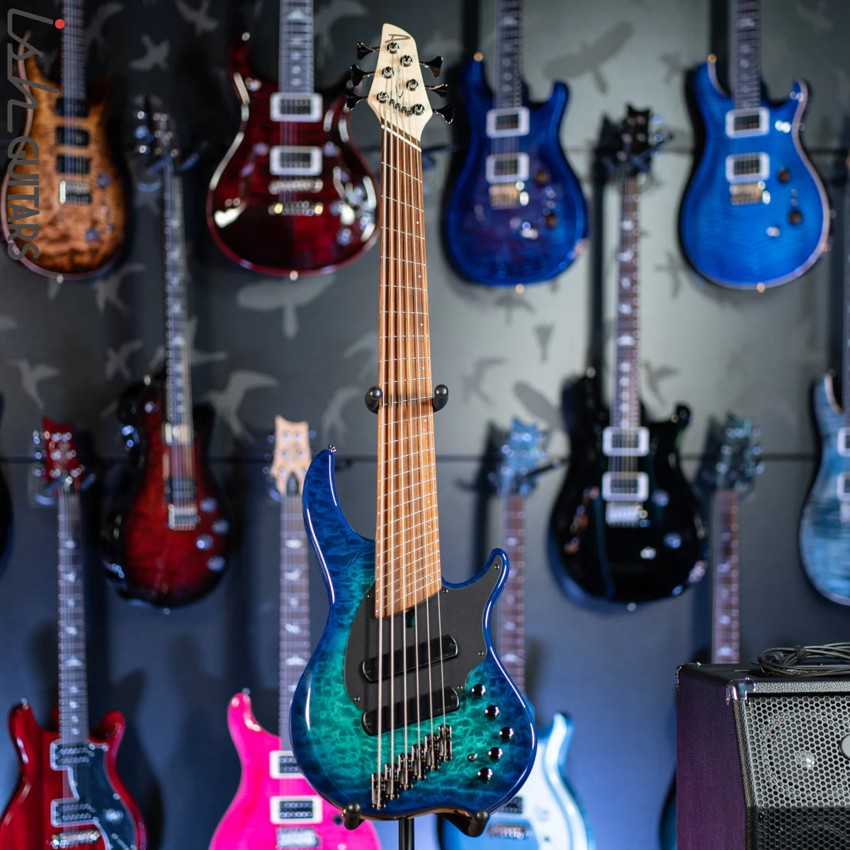 Dingwall Combustion 2-PUP 6-String Bass Whalepoolburst Pao Ferro Fretboard - Image 2