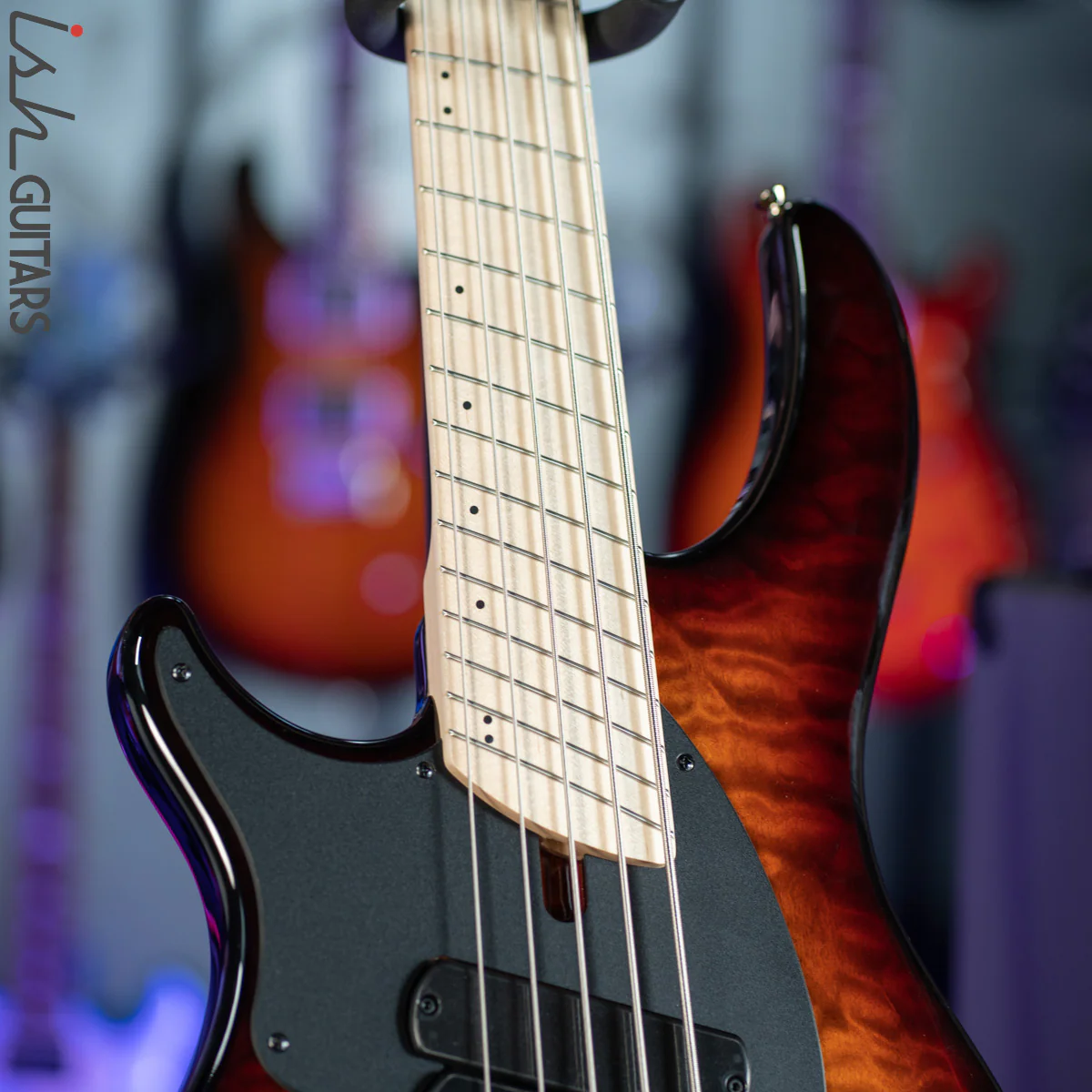 Dingwall Combustion 3 5-String Left Handed Bass Vintageburst - Image 5