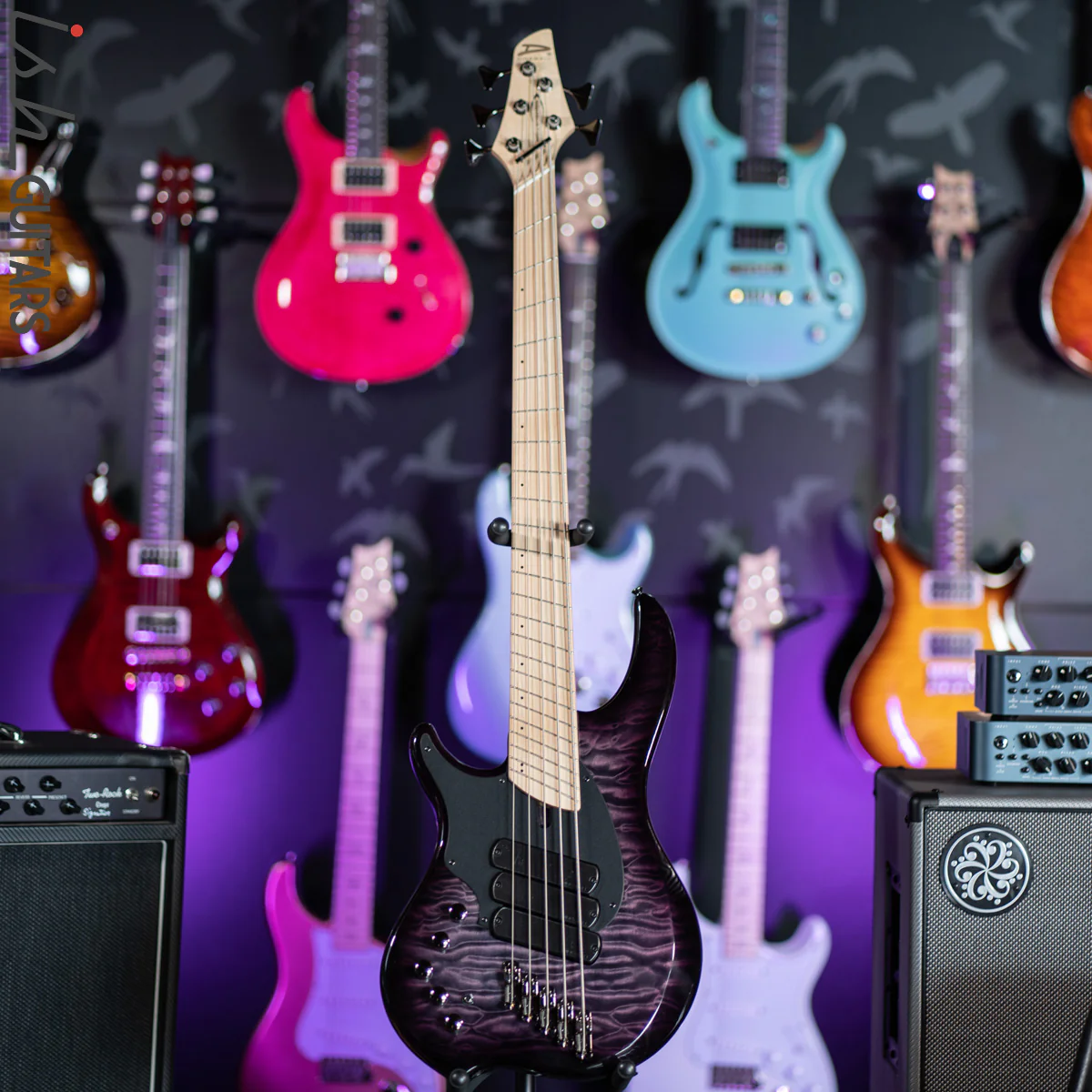 Dingwall Combustion Left-Handed 3 PUP 5-String Amethyst Burst - Image 2