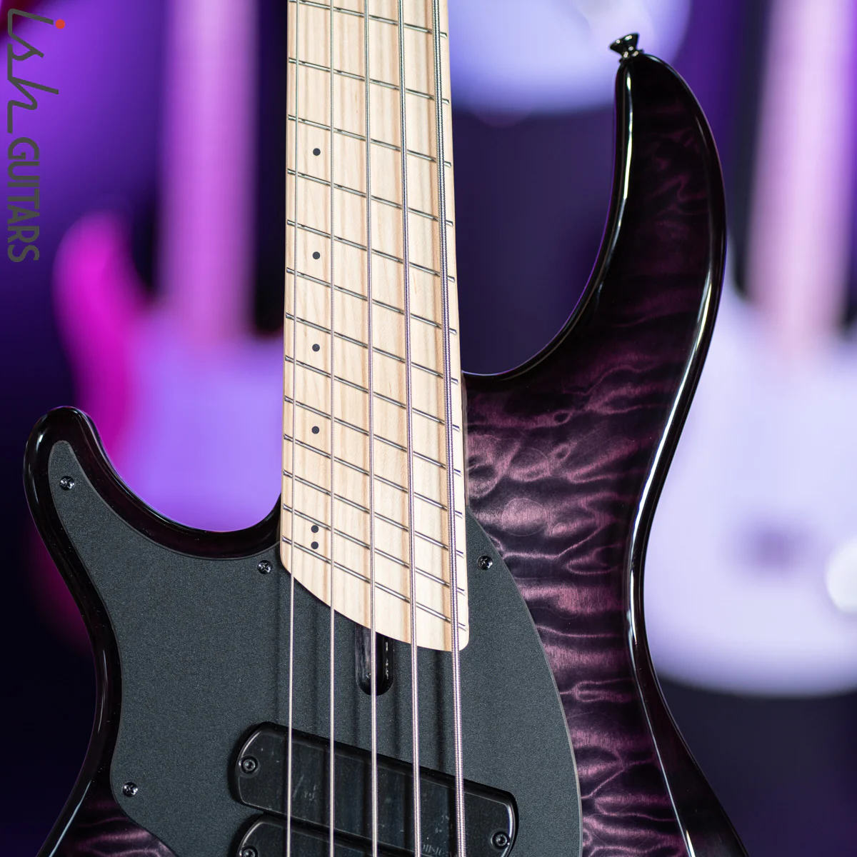 Dingwall Combustion Left-Handed 3 PUP 5-String Amethyst Burst - Image 3