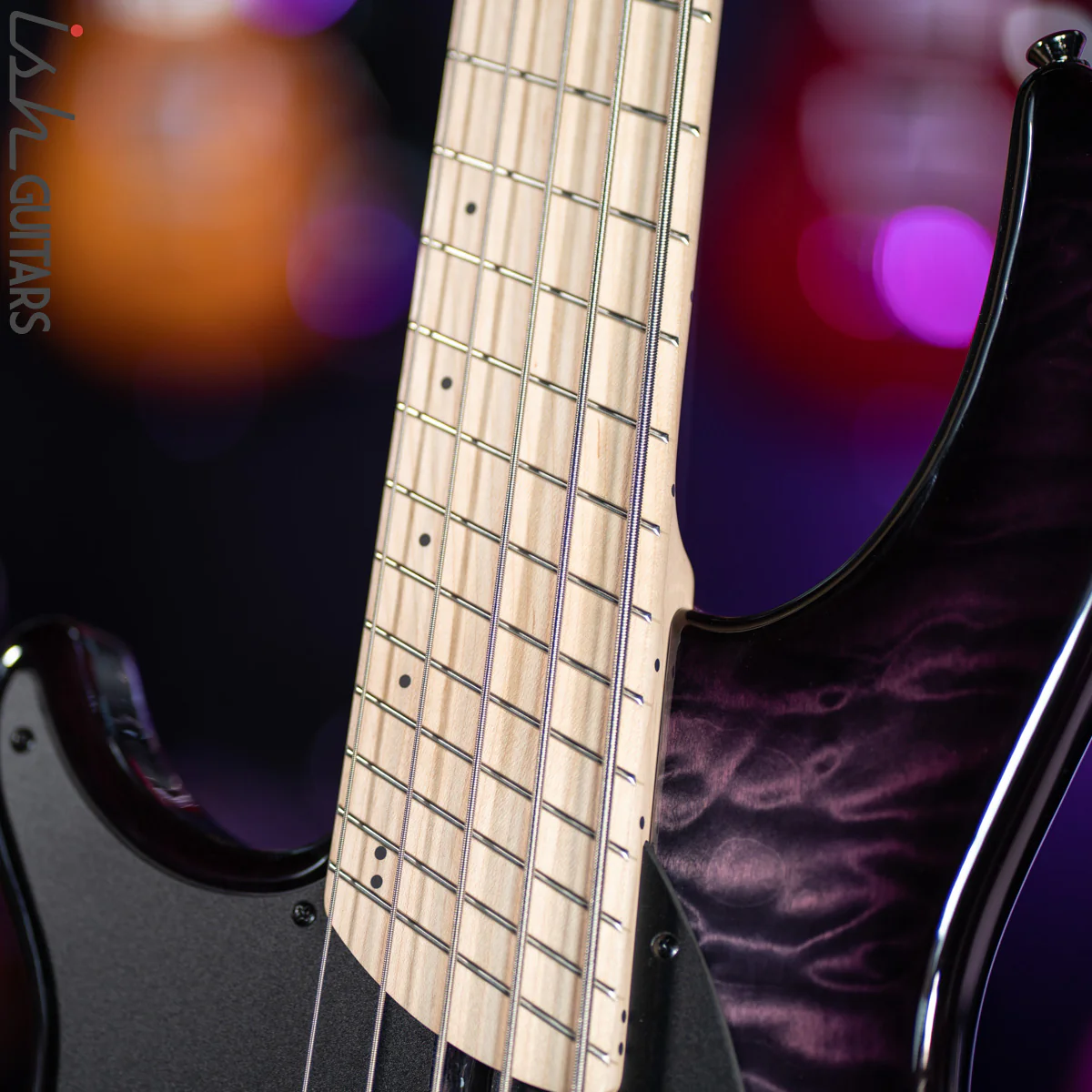 Dingwall Combustion Left-Handed 3 PUP 5-String Amethyst Burst - Image 6