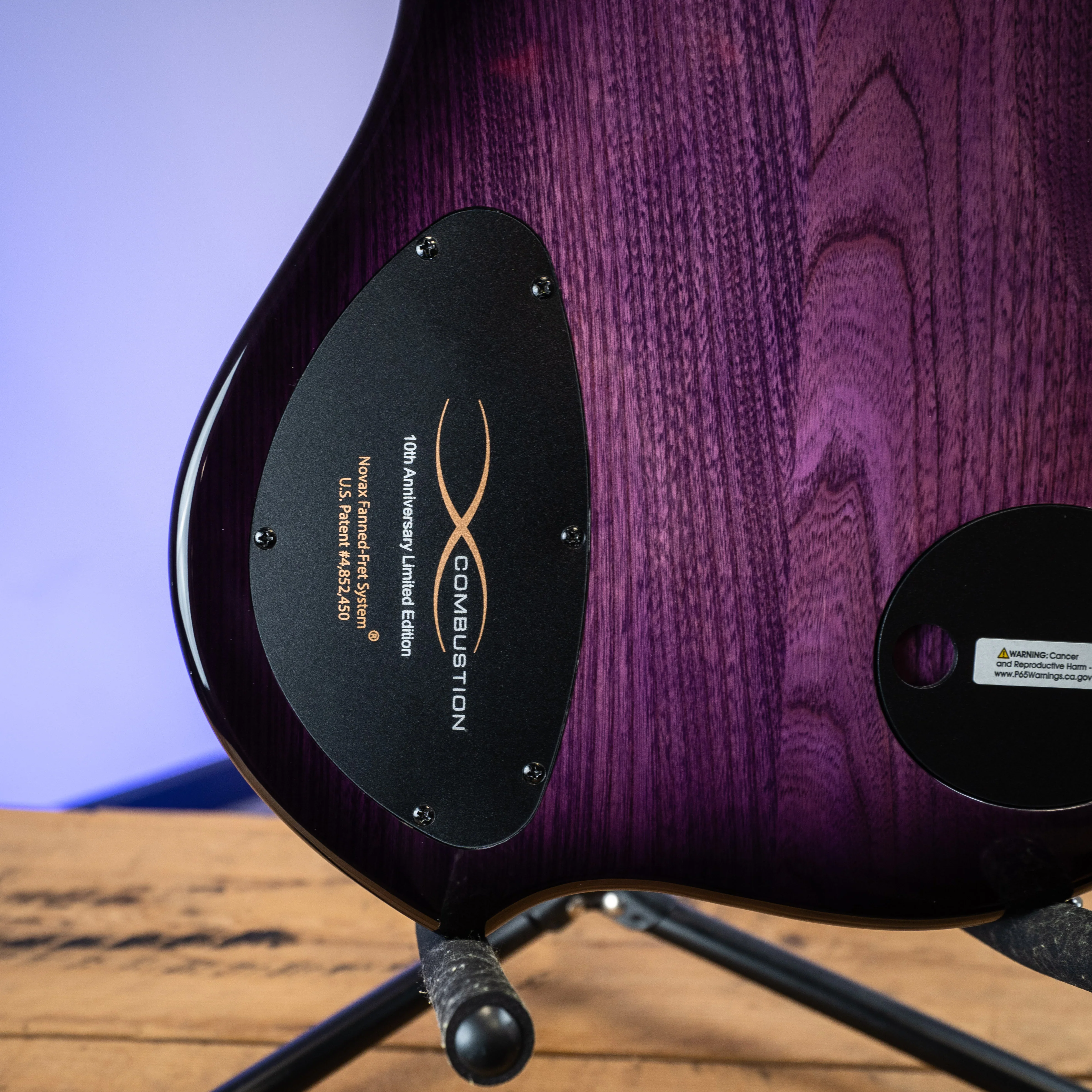 Dingwall 10th Anniversary Combustion 4-String 3 PUP Amethystburst Pau Ferro Fretboard - Image 11