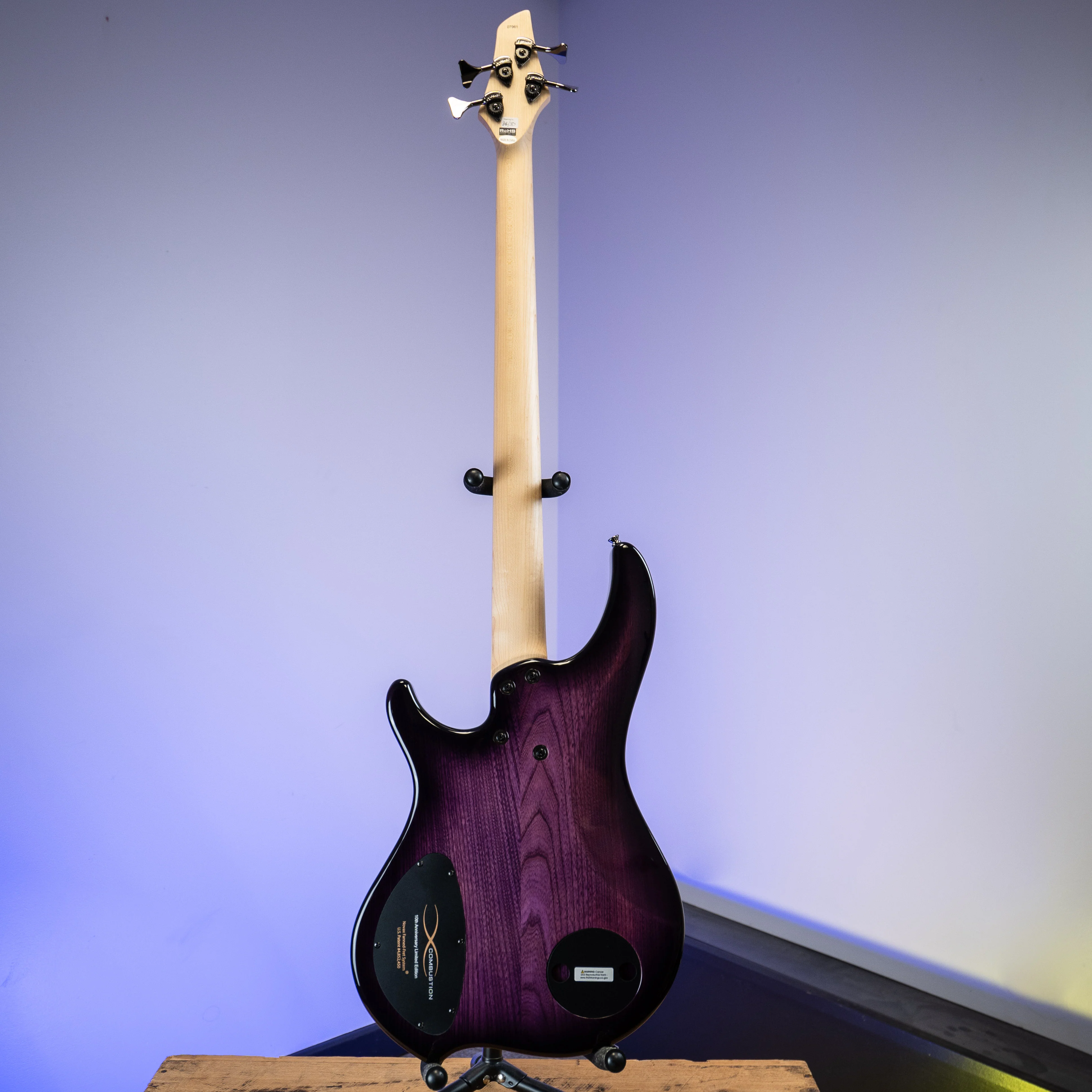 Dingwall 10th Anniversary Combustion 4-String 3 PUP Amethystburst Pau Ferro Fretboard - Image 8