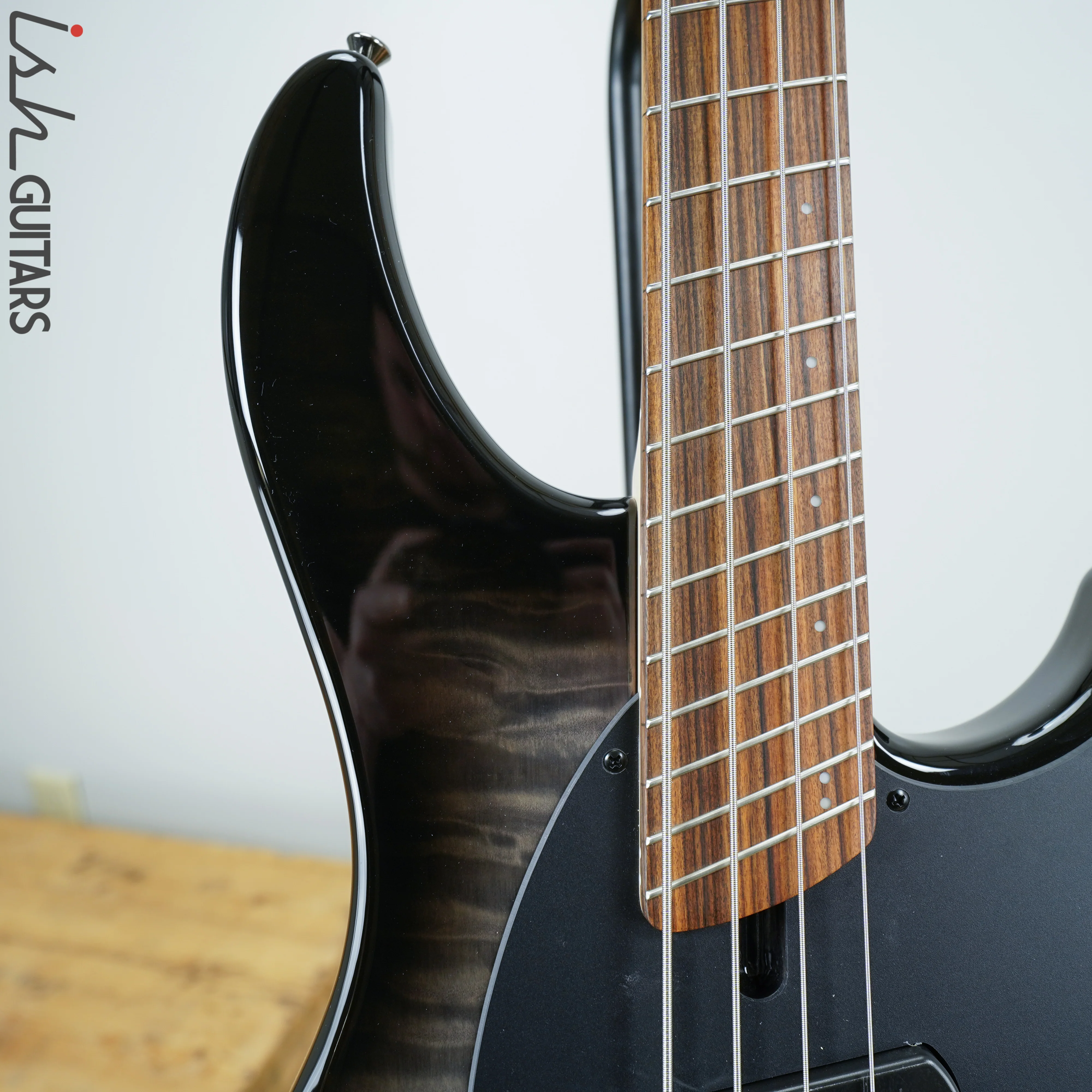 Dingwall Combustion 4 String 3 Pickup 2 Tone Blackburst Pau Ferro - Image 3