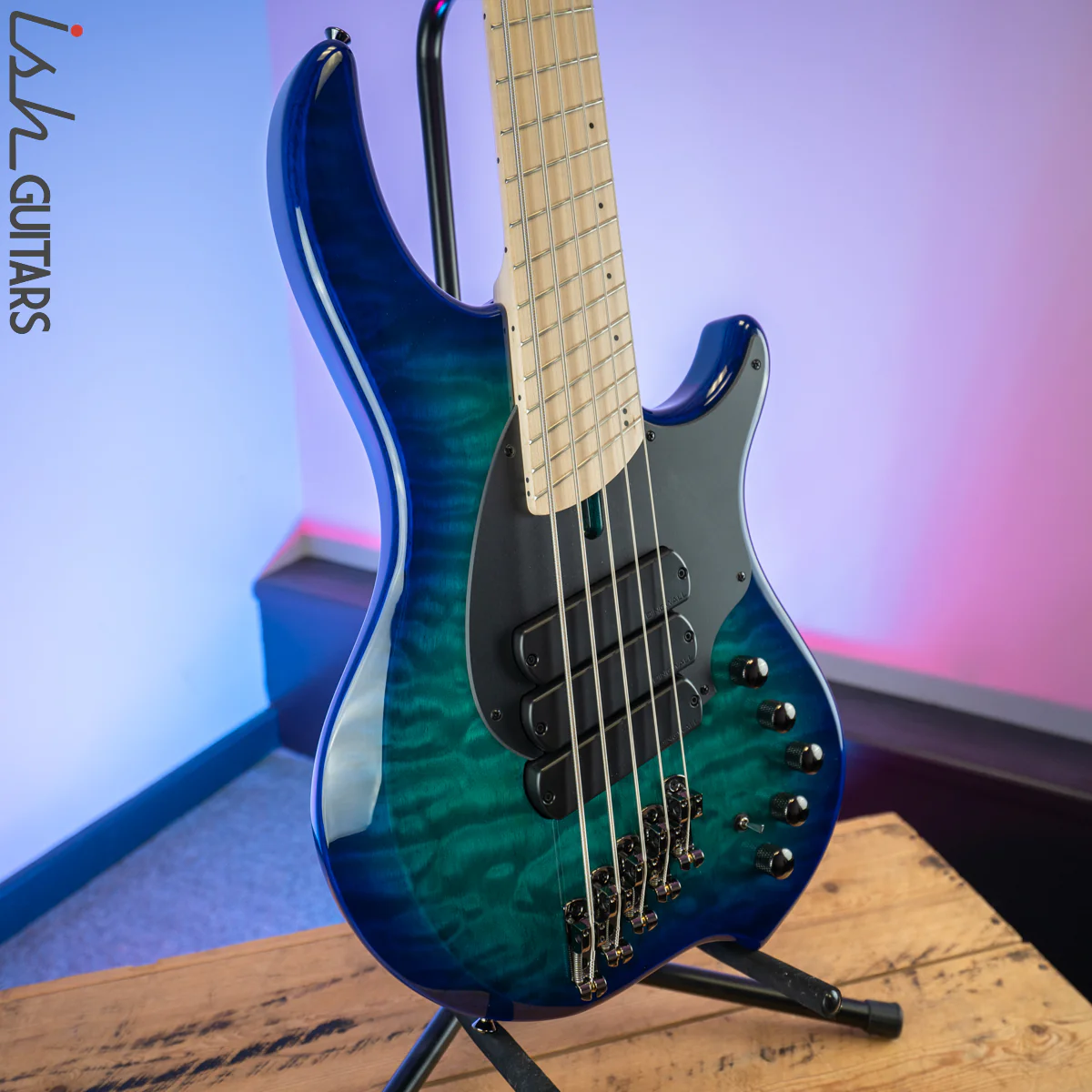 Dingwall Combustion 5-String 3 Pickup Whalepool Burst - Image 5