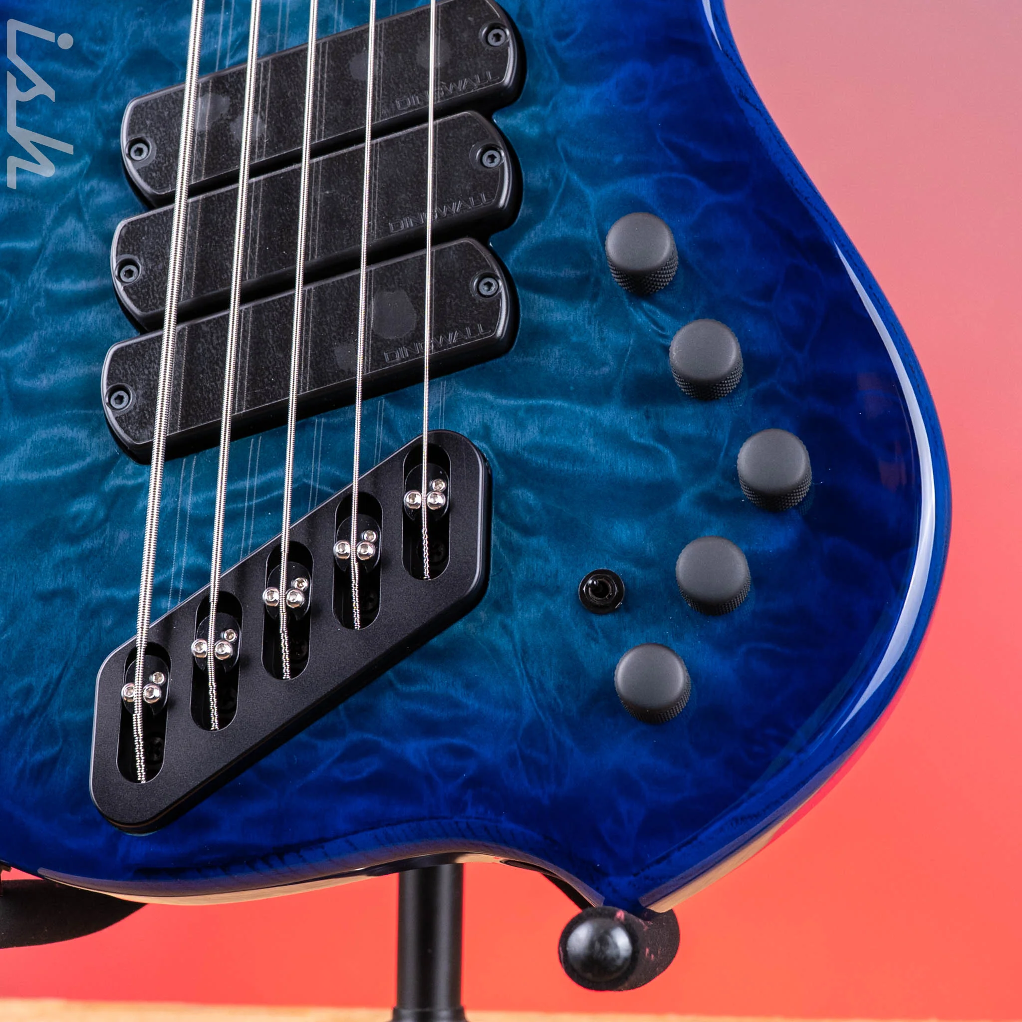 Dingwall Combustion 5-String Bass Indigoburst Pau Ferro Fretboard - Image 5