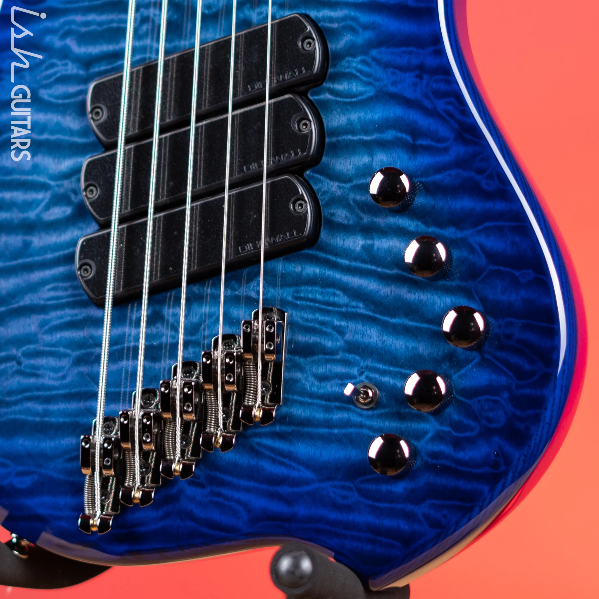 Dingwall Combustion 5-String Bass Indigoburst Pau Ferro Fretboard - Image 4