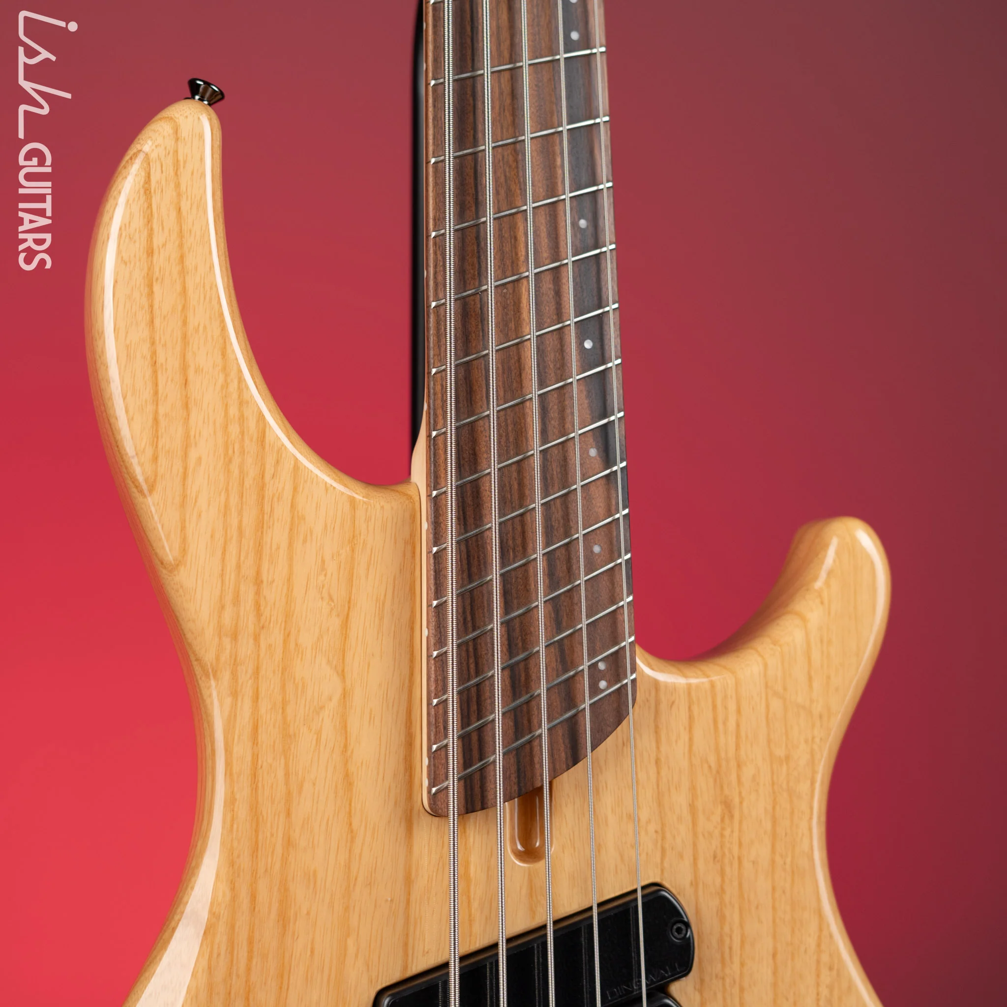 Dingwall Combustion 5-String Bass Natural Ash Pau Ferro Fretboard - Image 3