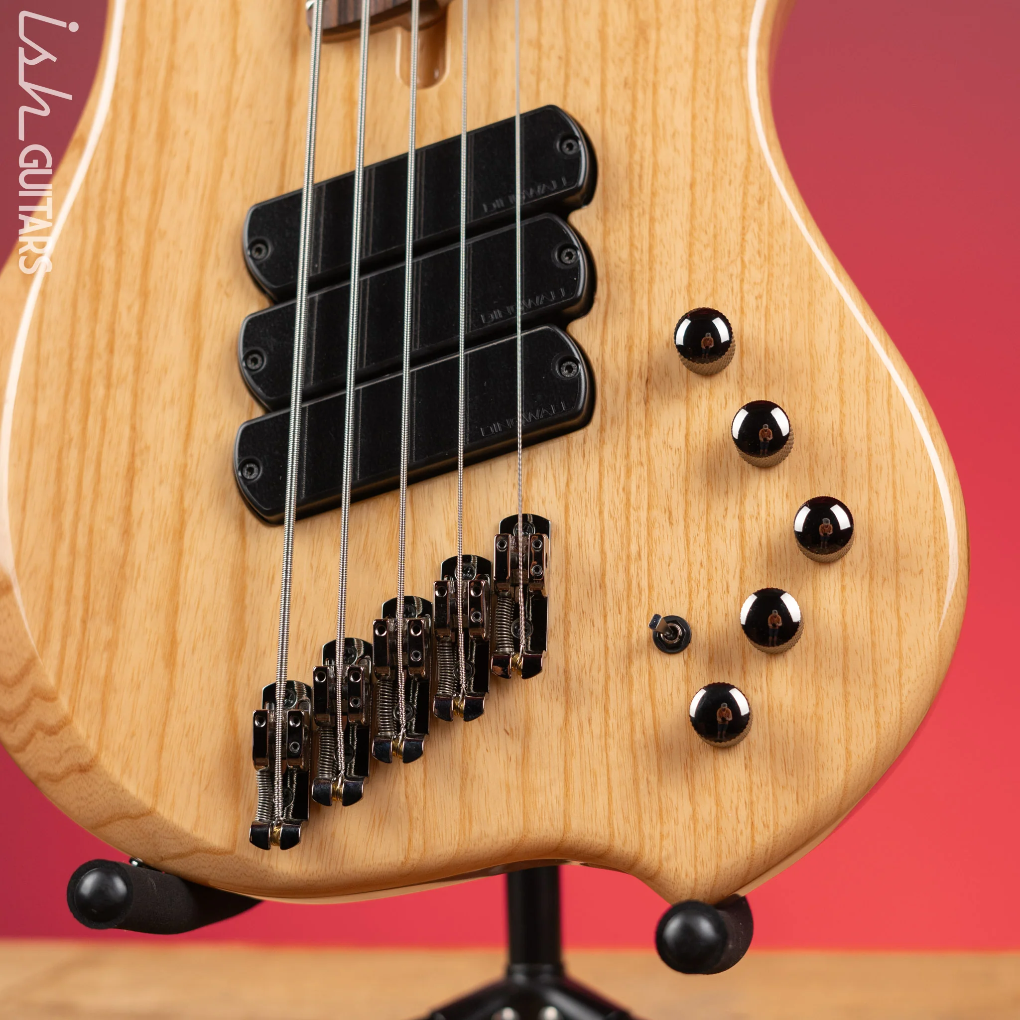 Dingwall Combustion 5-String Bass Natural Ash Pau Ferro Fretboard - Image 4