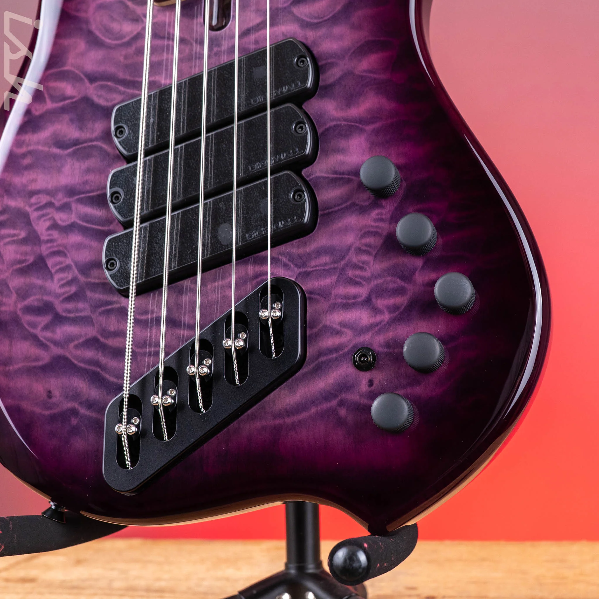 Dingwall Combustion 5-String Bass Ultravioletburst Pau Ferro Fretboard - Image 5