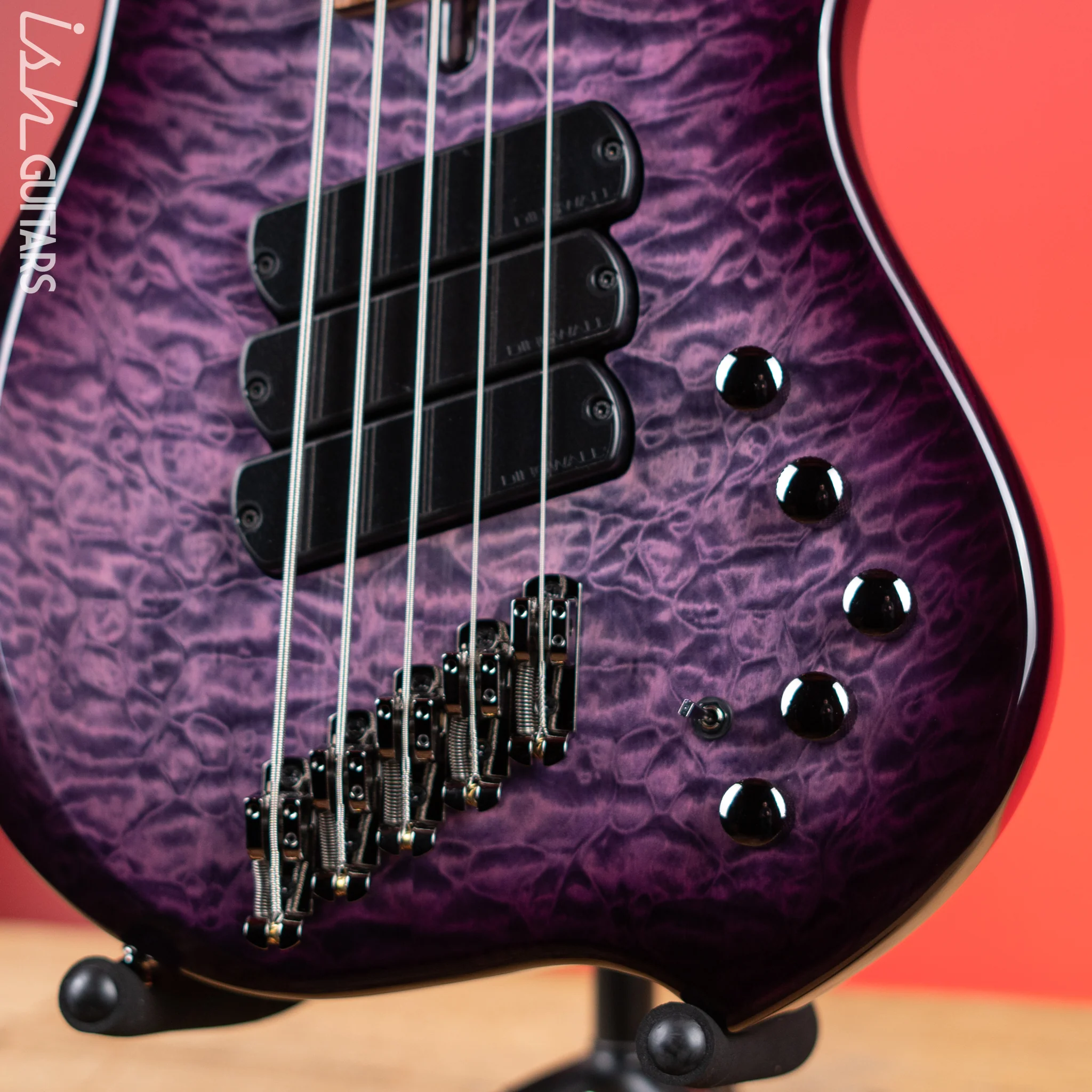 Dingwall Combustion 5-String Bass Ultravioletburst Pau Ferro Fretboard - Image 4