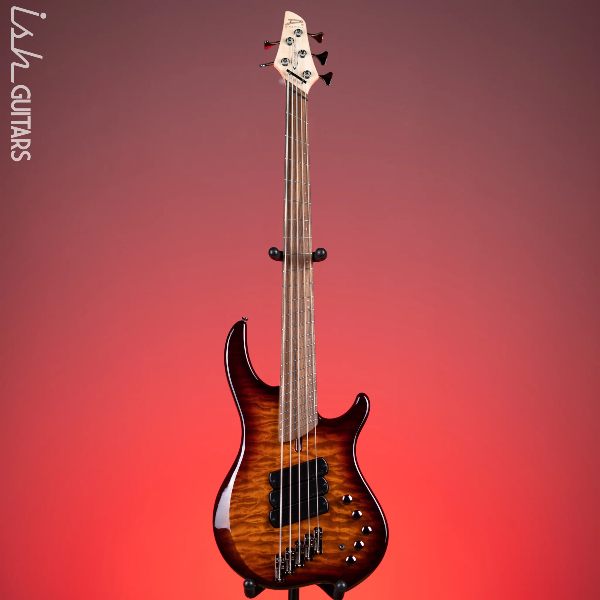 Dingwall Combustion 5-String Bass Vintageburst Pau Ferro Fretboard - Image 2