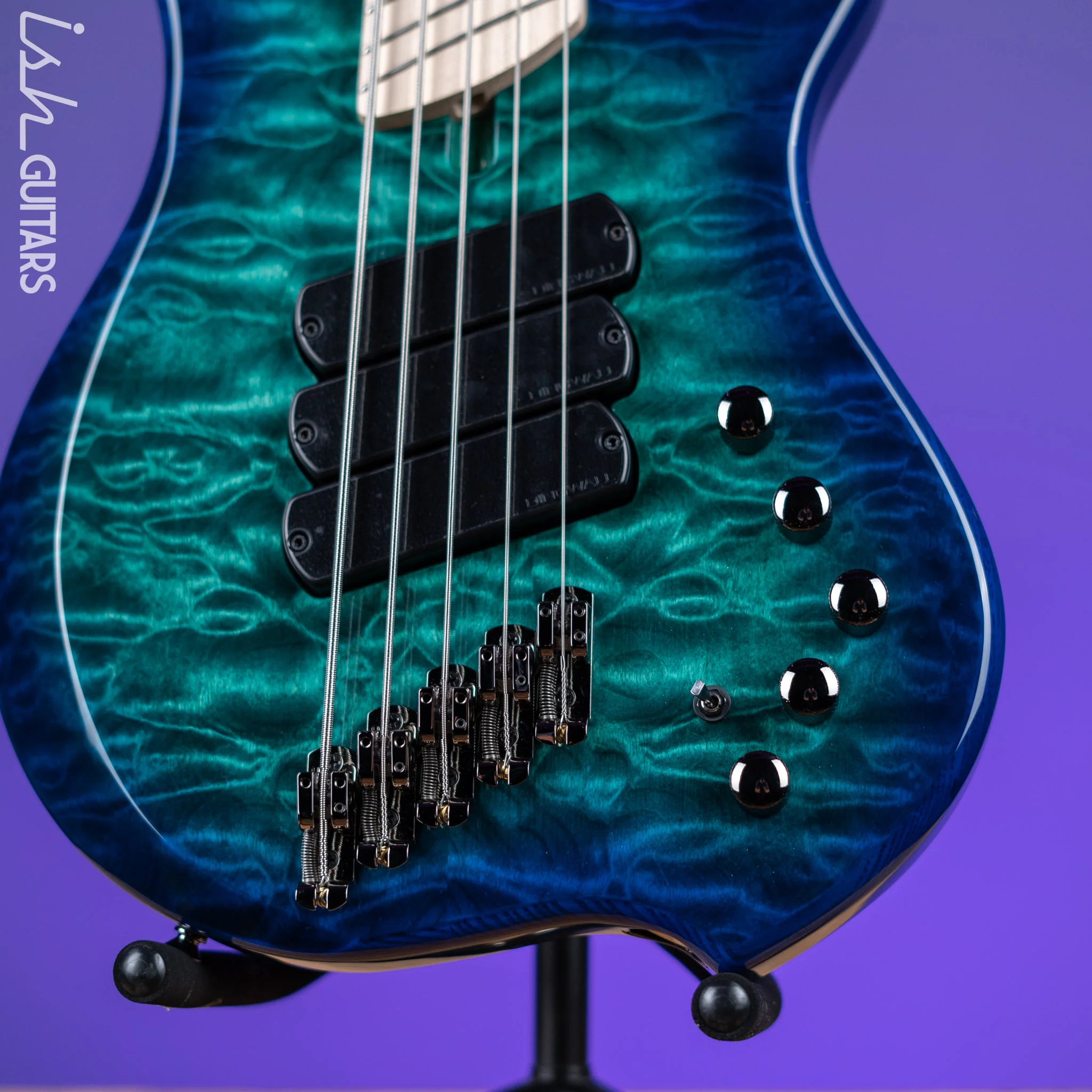 Dingwall Combustion 5-String Bass Whalepoolburst Gloss - Image 4