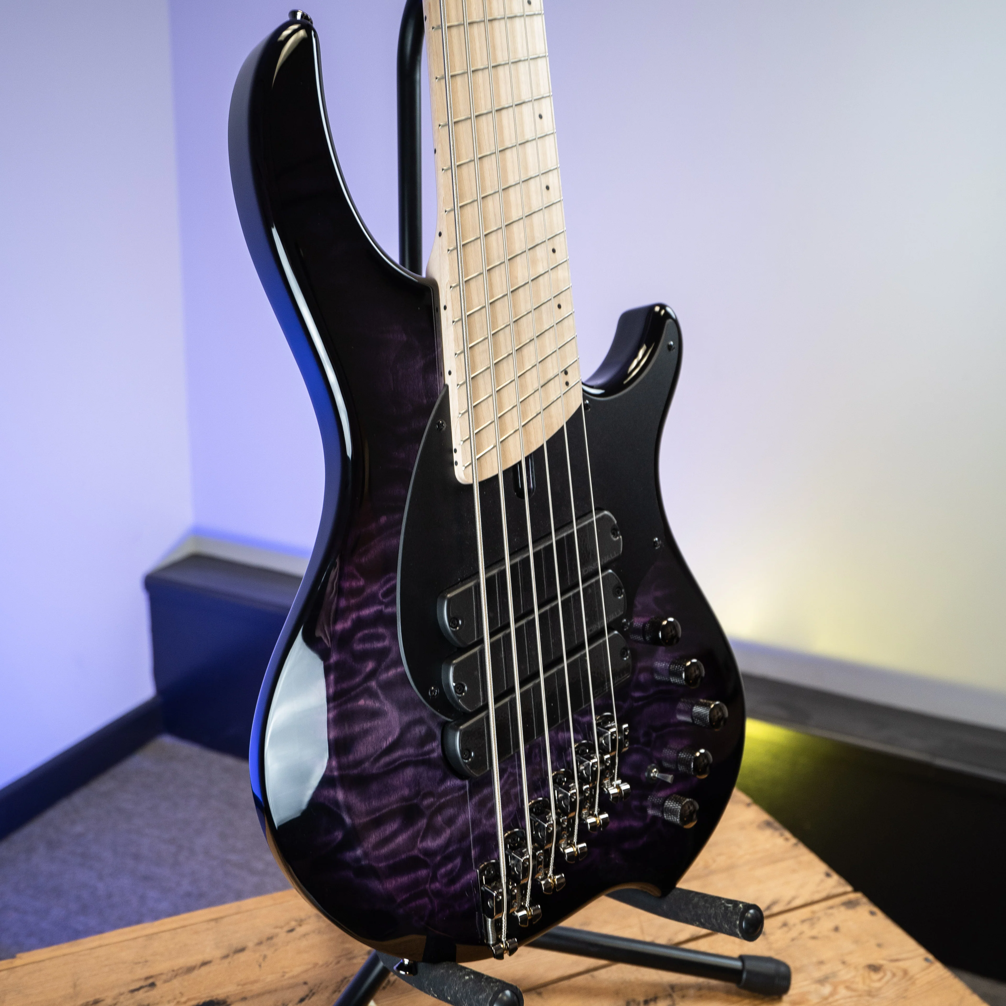 Dingwall 10th Anniversary Combustion 6-String 3 PUP Amethystburst Maple Fretboard - Image 5