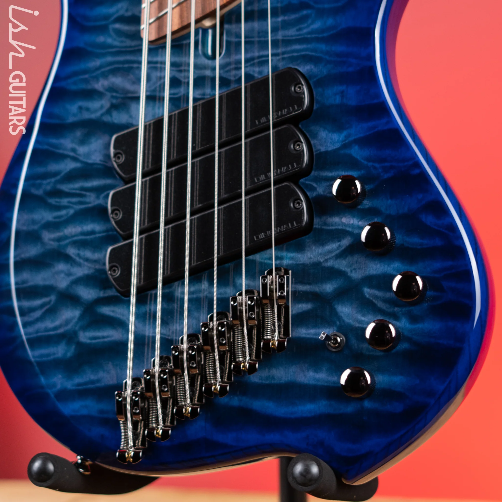 Dingwall Combustion 6-String Bass Indigoburst Pau Ferro Fretboard - Image 4