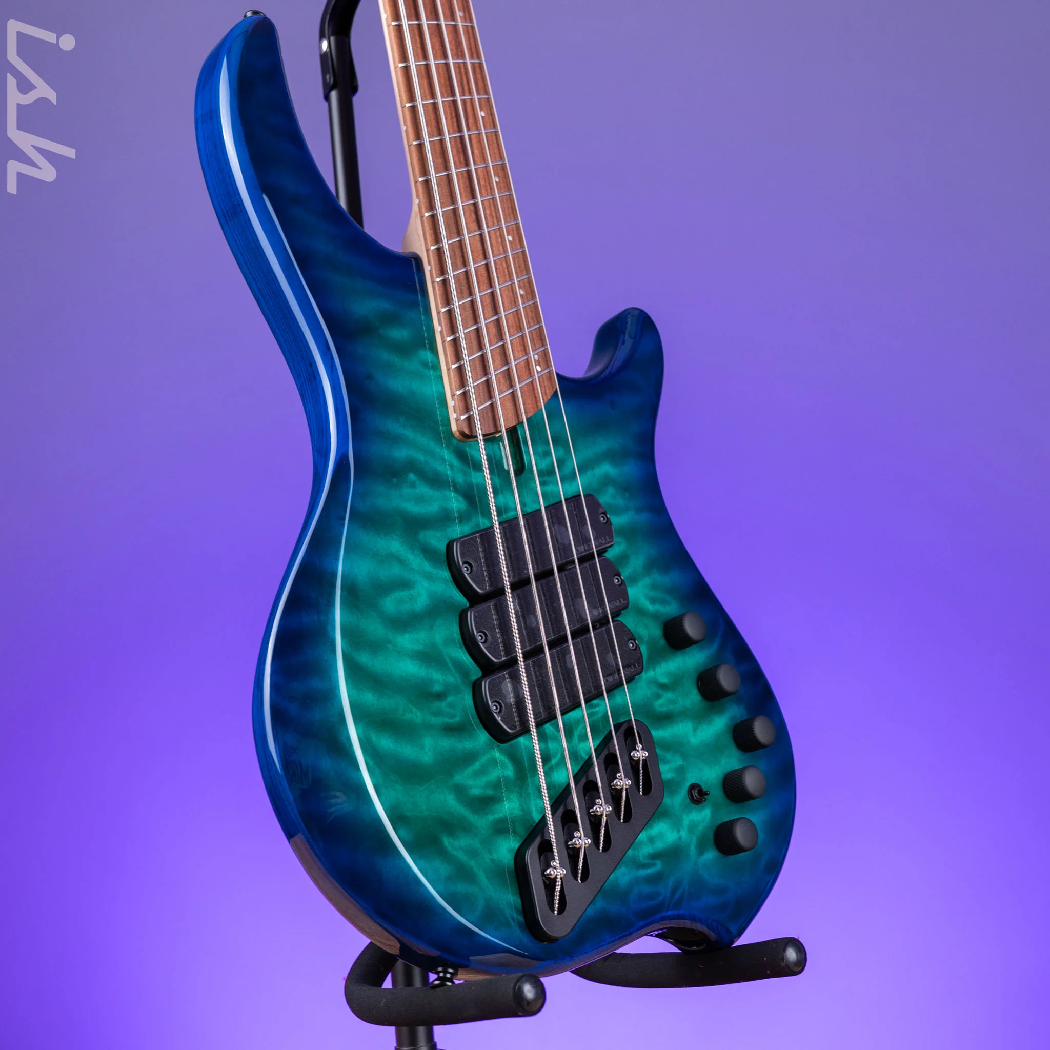 Dingwall Combustion 5-String Bass Whalepoolburst Pau Ferro Fretboard - Image 3