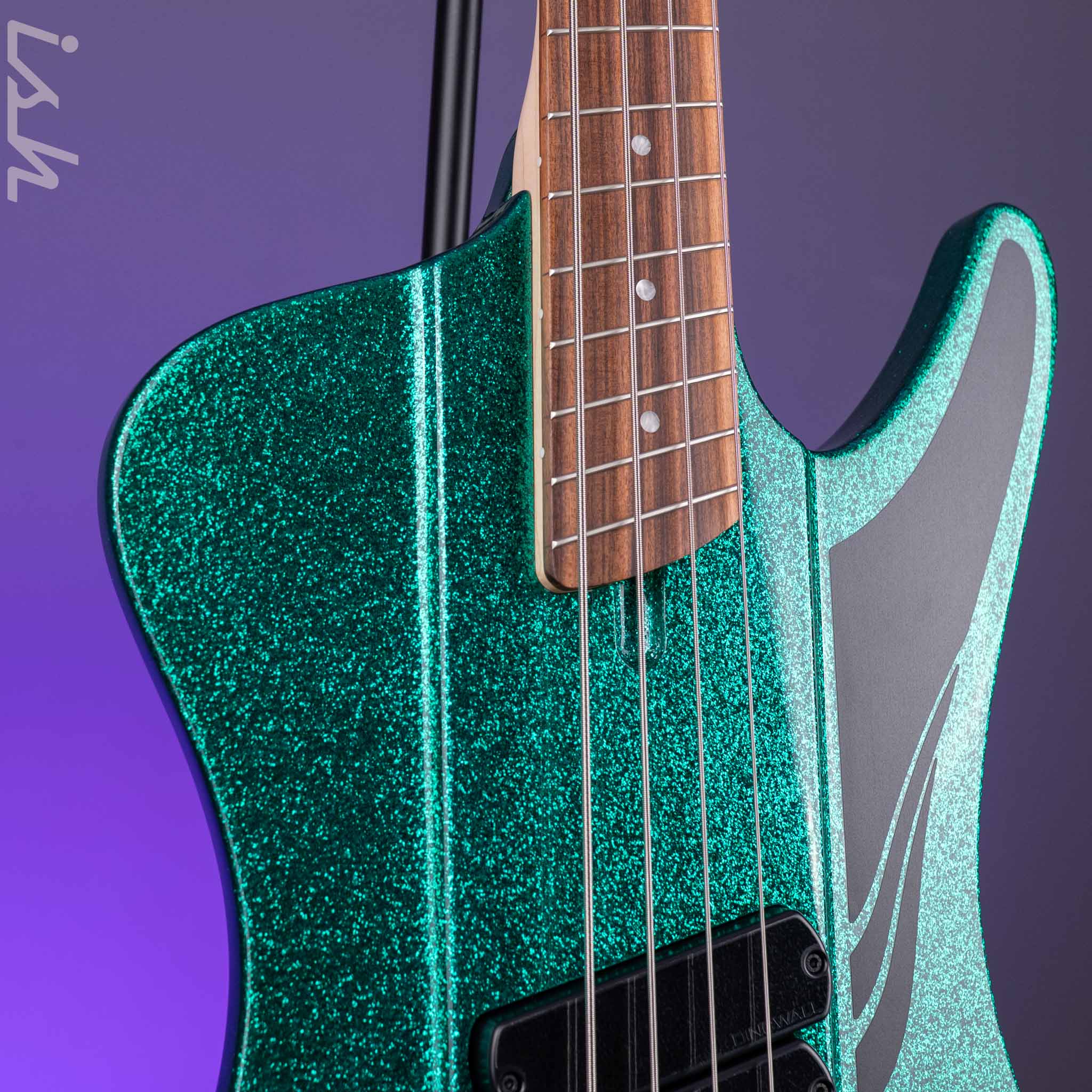 Dingwall D-Roc 4-String Bass Gloss Metalflake Aquamarine - Image 4