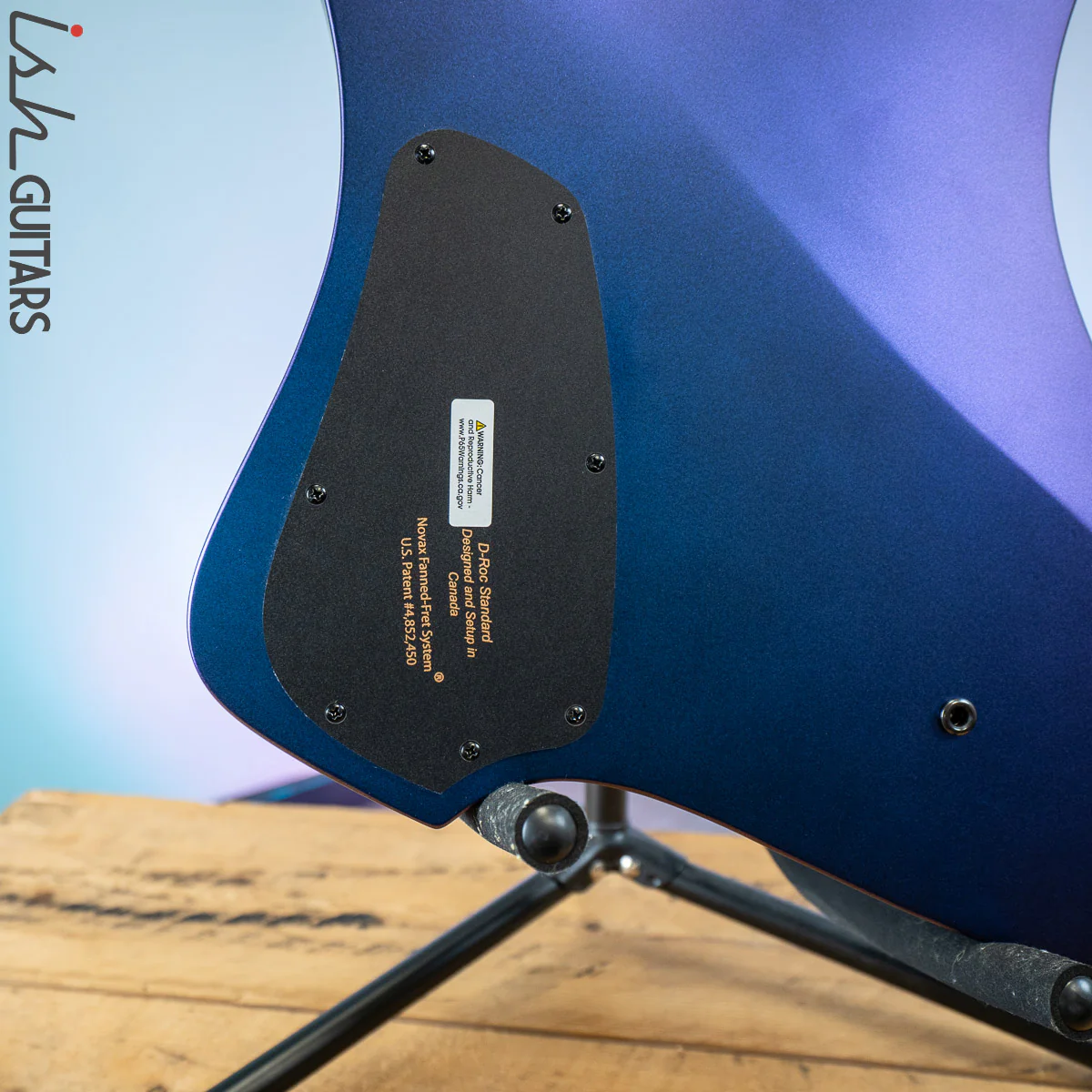 Dingwall D-ROC 4-String Standard Matte Blue to Purple Colorshift - Image 10