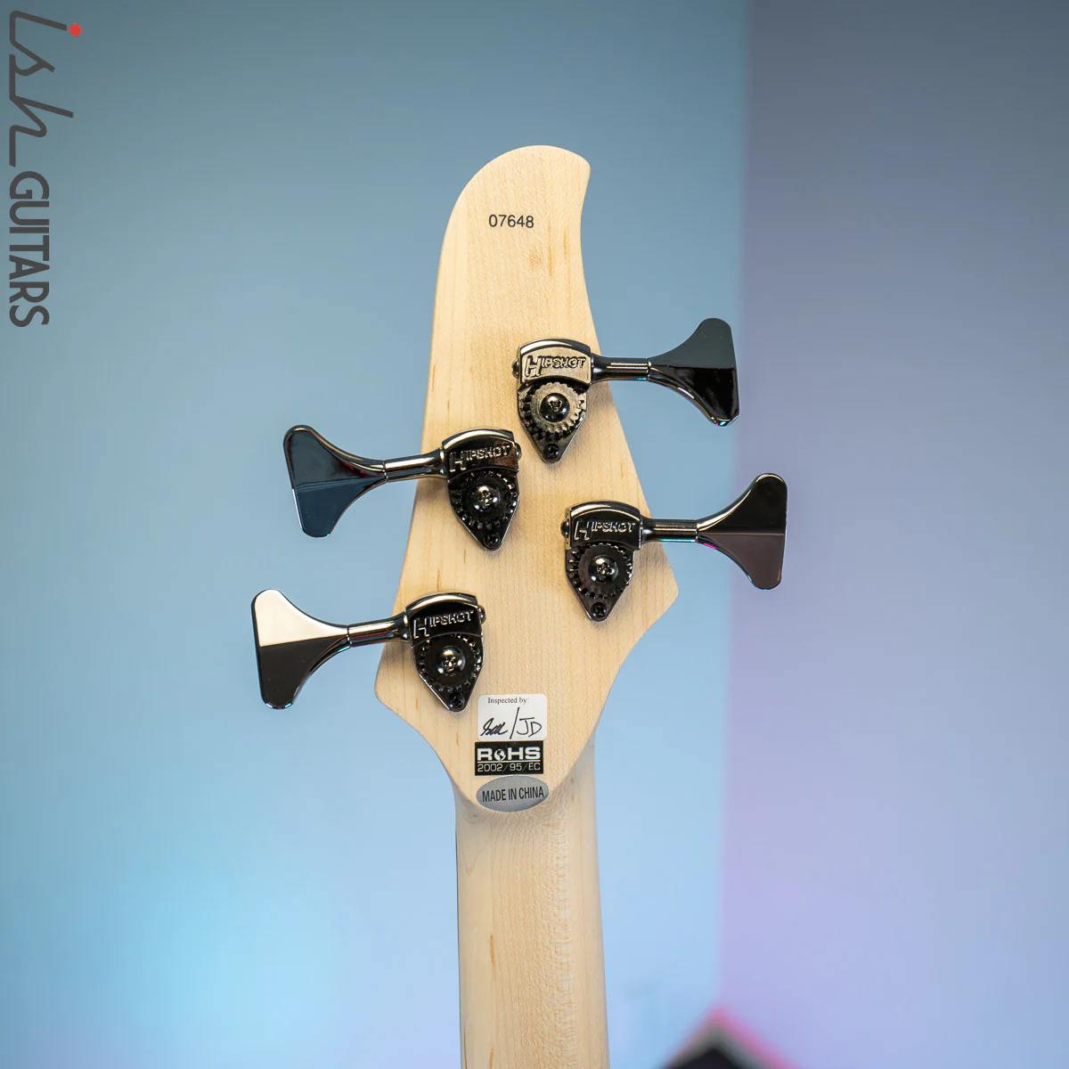 Dingwall D-ROC 4-String Standard Matte Blue to Purple Colorshift - Image 11