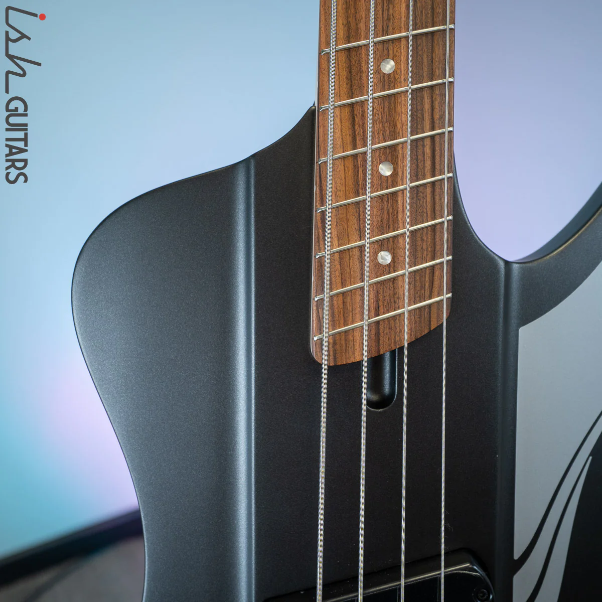 Dingwall D-ROC Standard 4-String Bass Matte Metallic Black - Image 3