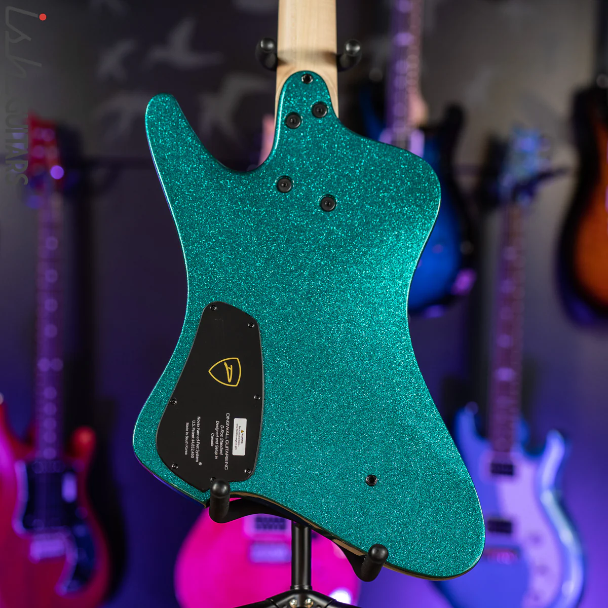 Dingwall D-Roc 5-String Bass Gloss Metal Flake Aquamarine - Image 8