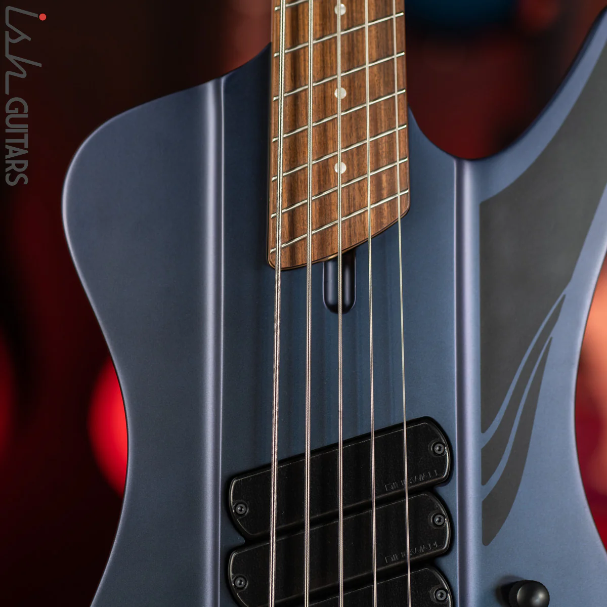 Dingwall D-Roc 5-String Bass Matte Blue to Purple Colorshift - Image 3