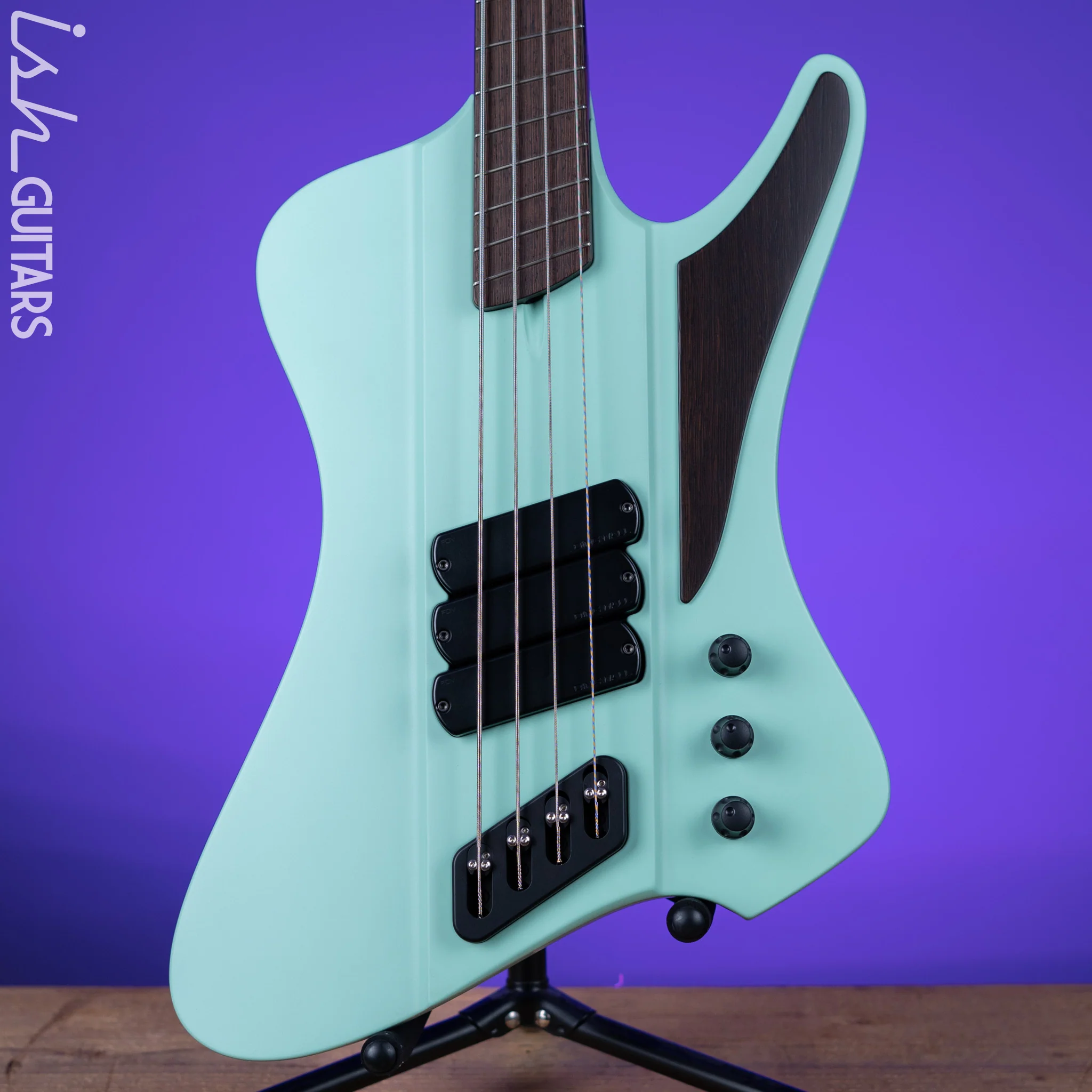 Dingwall D-Roc Custom 4-String Bass Wenge Neck Surf Green Matte