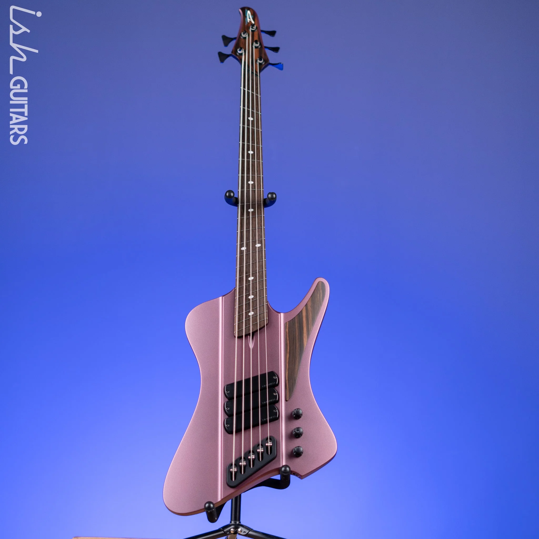 Dingwall D-Roc Custom 5-String Bass Guitar Burgundy Mist Metallic - Image 2