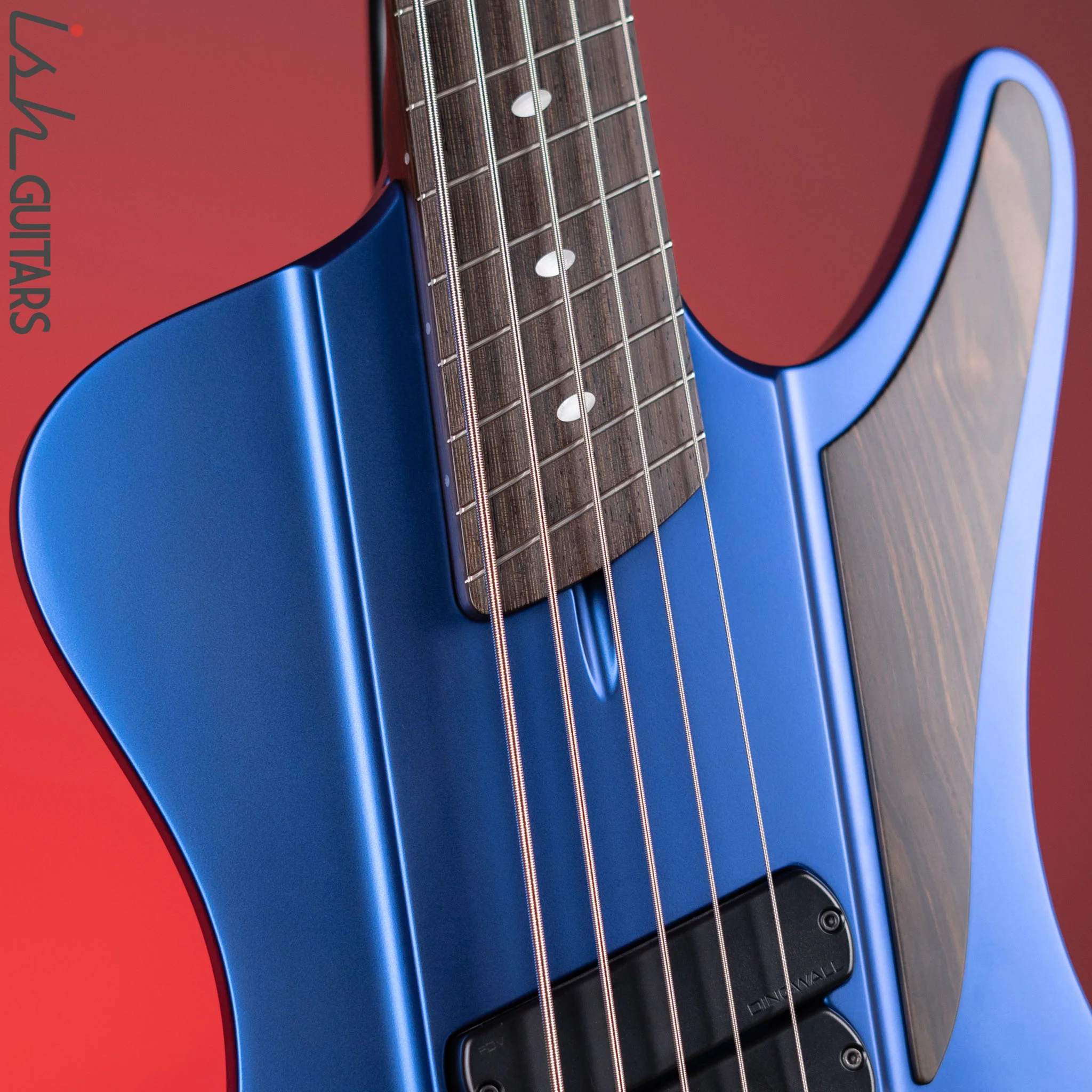 Dingwall D-Roc Custom 5-String Matte Metallic Blueberry - Image 3
