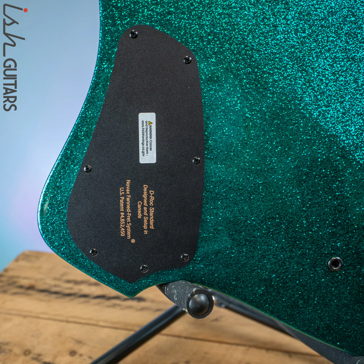 Dingwall D-ROC Standard 4-String Bass Aquamarine Metalflake - Image 10