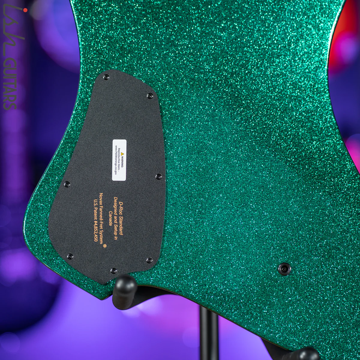 Dingwall D-Roc Standard 4-String Gloss Metalflake Aquamarine - Image 10