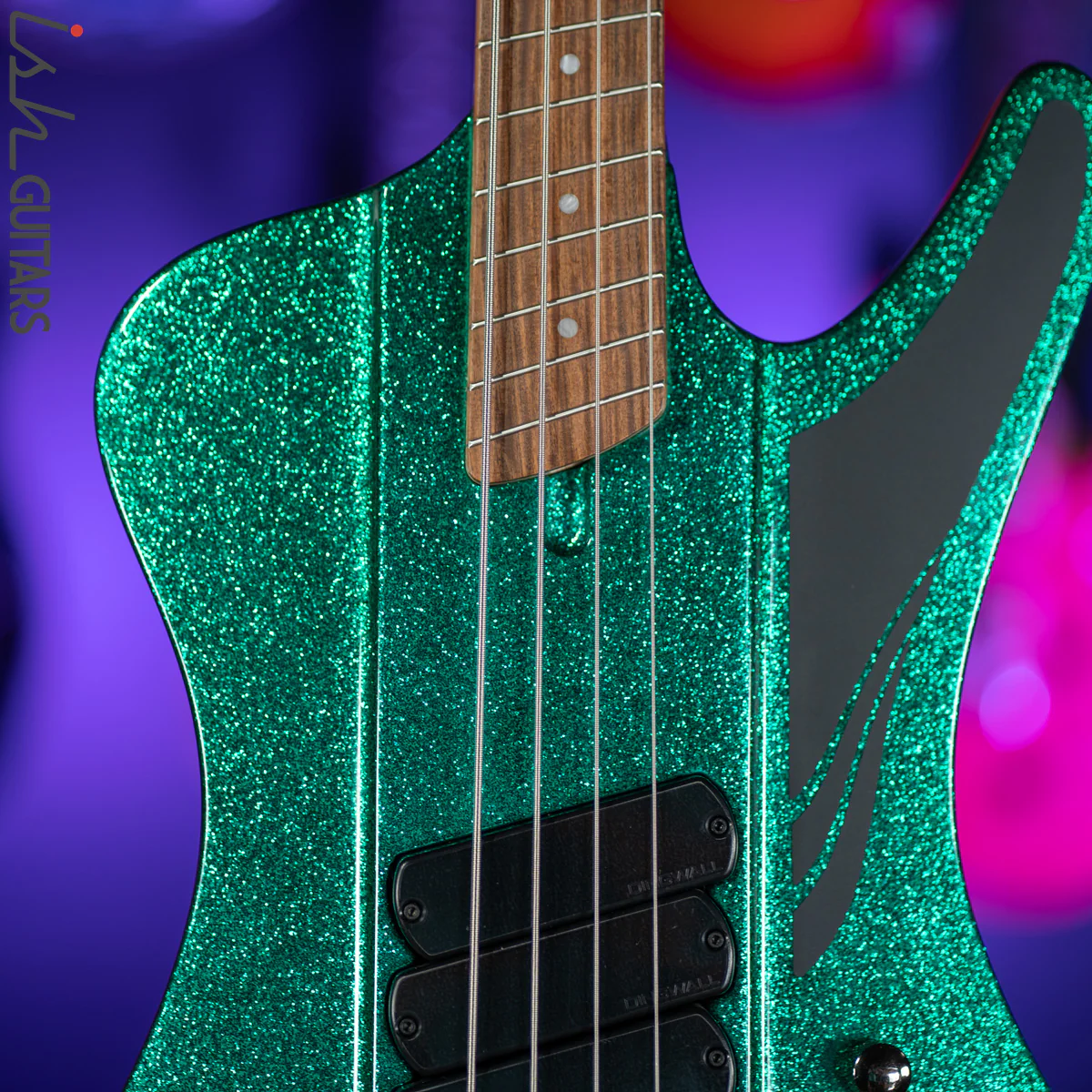 Dingwall D-Roc Standard 4-String Gloss Metalflake Aquamarine - Image 3
