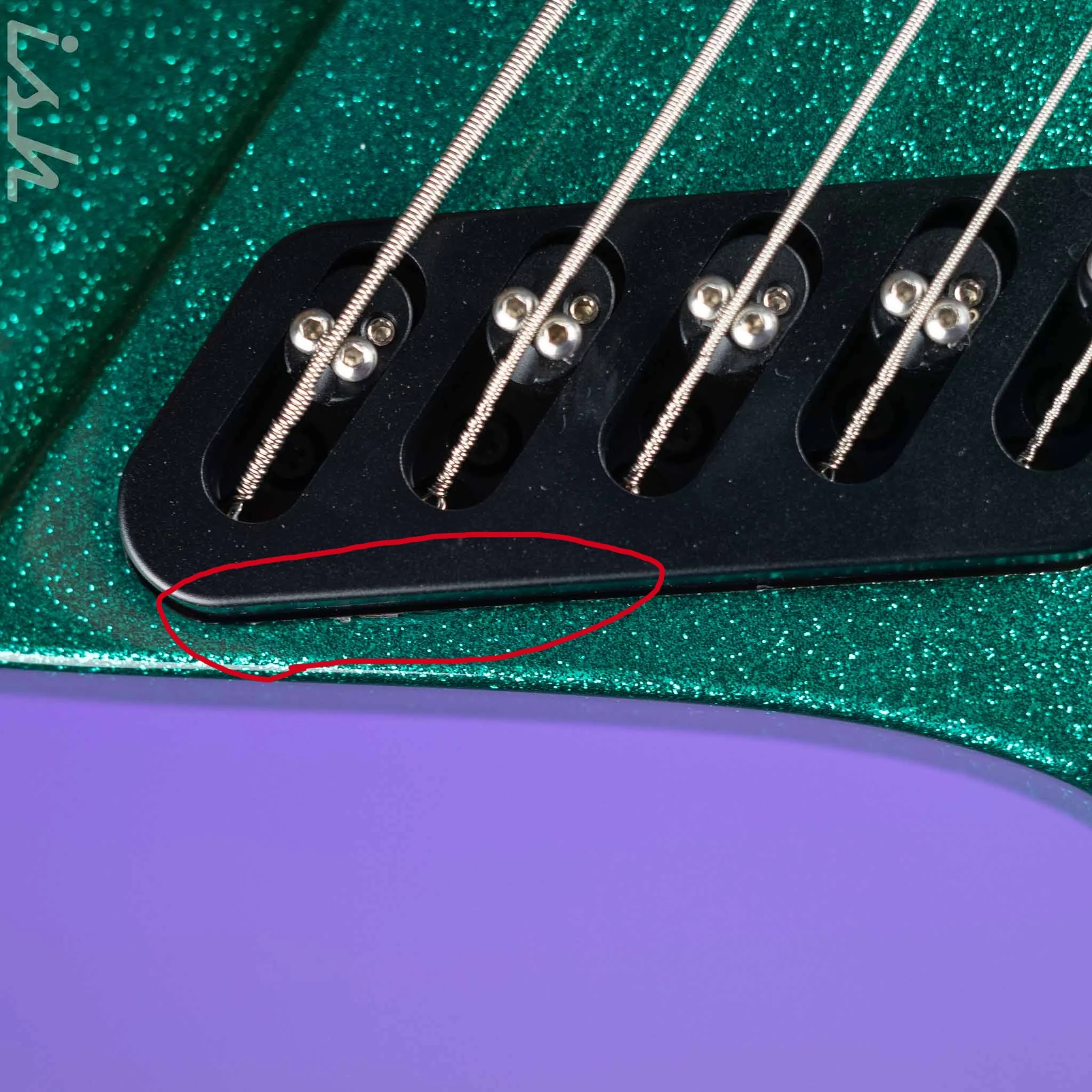 Dingwall D-Roc Standard 5-String Bass Aquamarine Metalflake Gloss Demo - Image 5