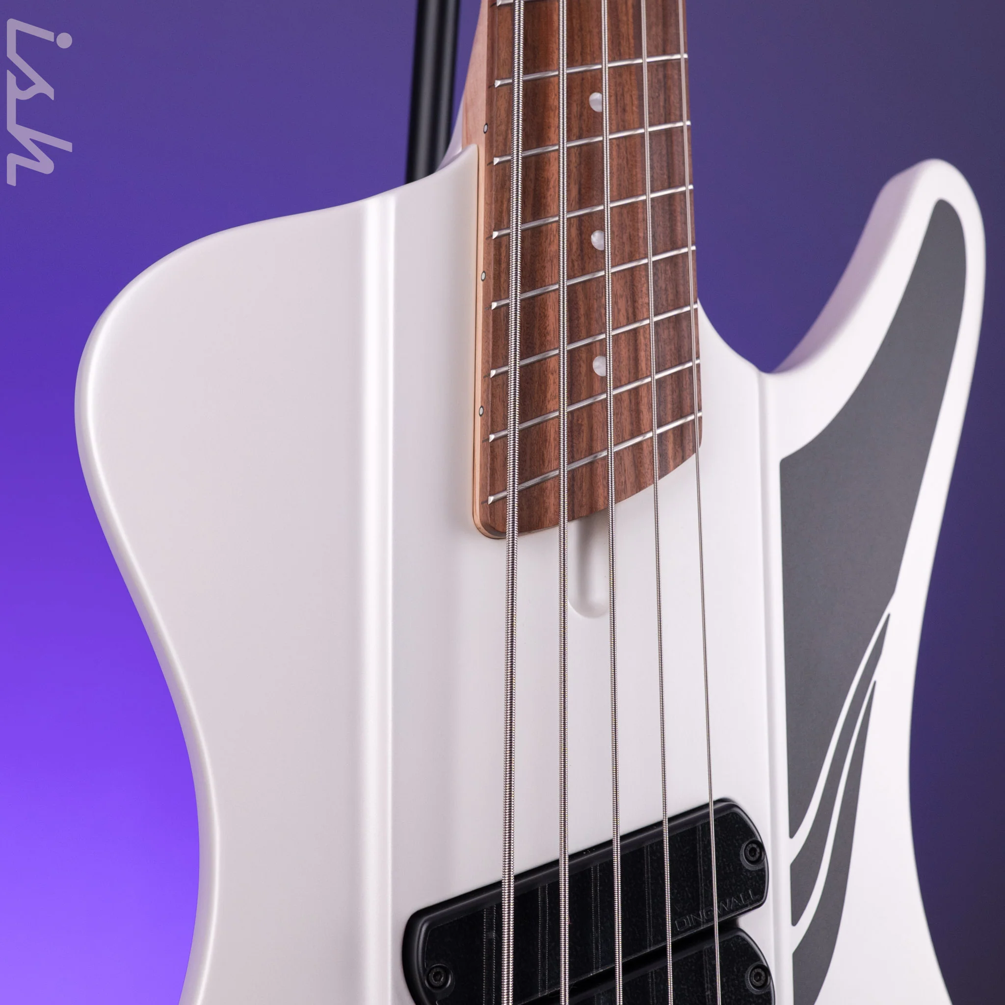 Dingwall D-Roc Standard 5-String Bass Ducati Pearl White - Image 4