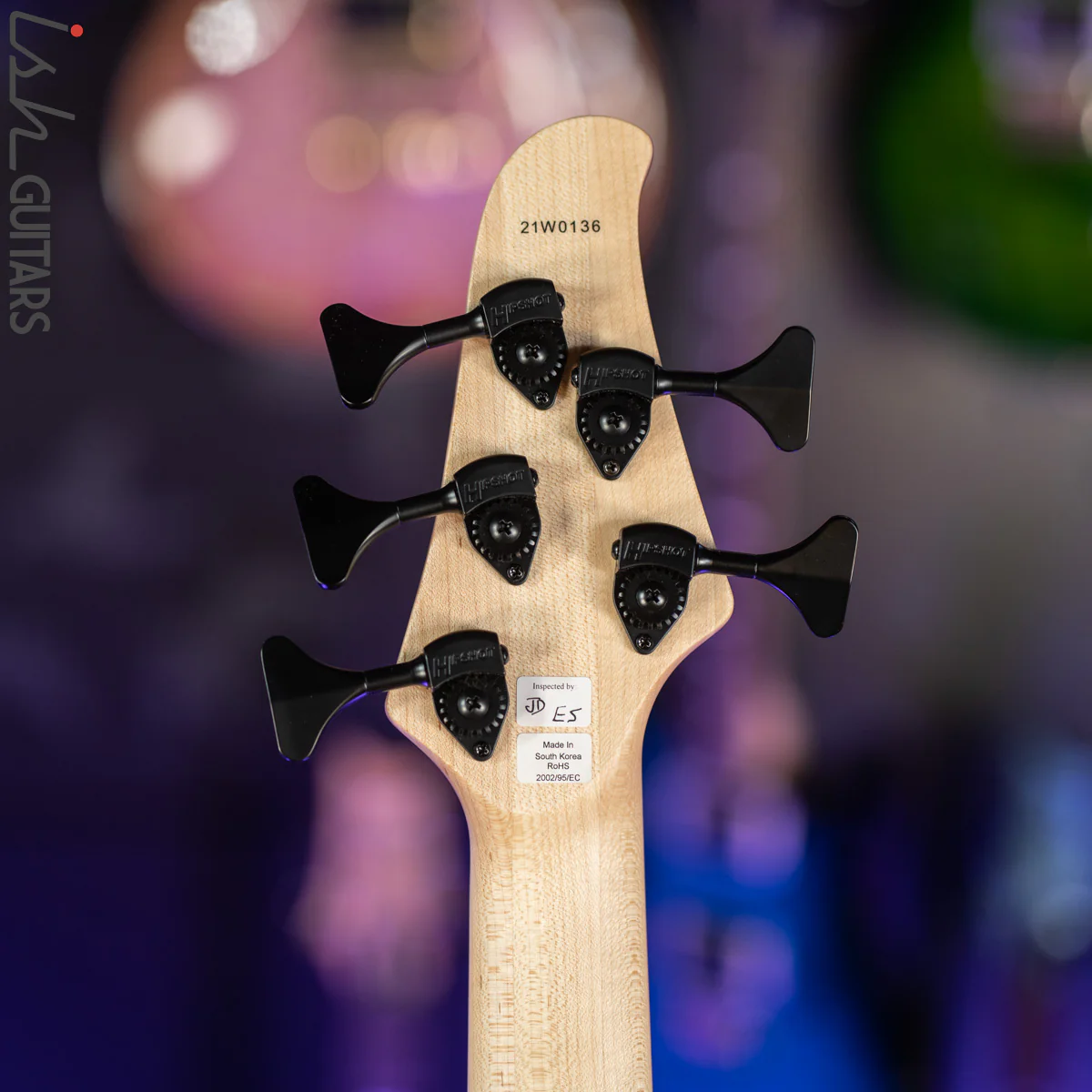 Dingwall D-Roc Standard 5-String Bass Gloss Aquamarine Metalflake - Image 11