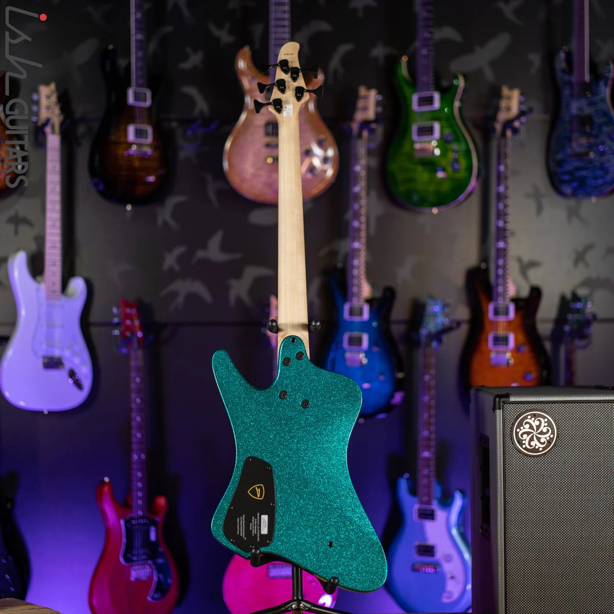 Dingwall D-Roc Standard 5-String Bass Gloss Aquamarine Metalflake - Image 7