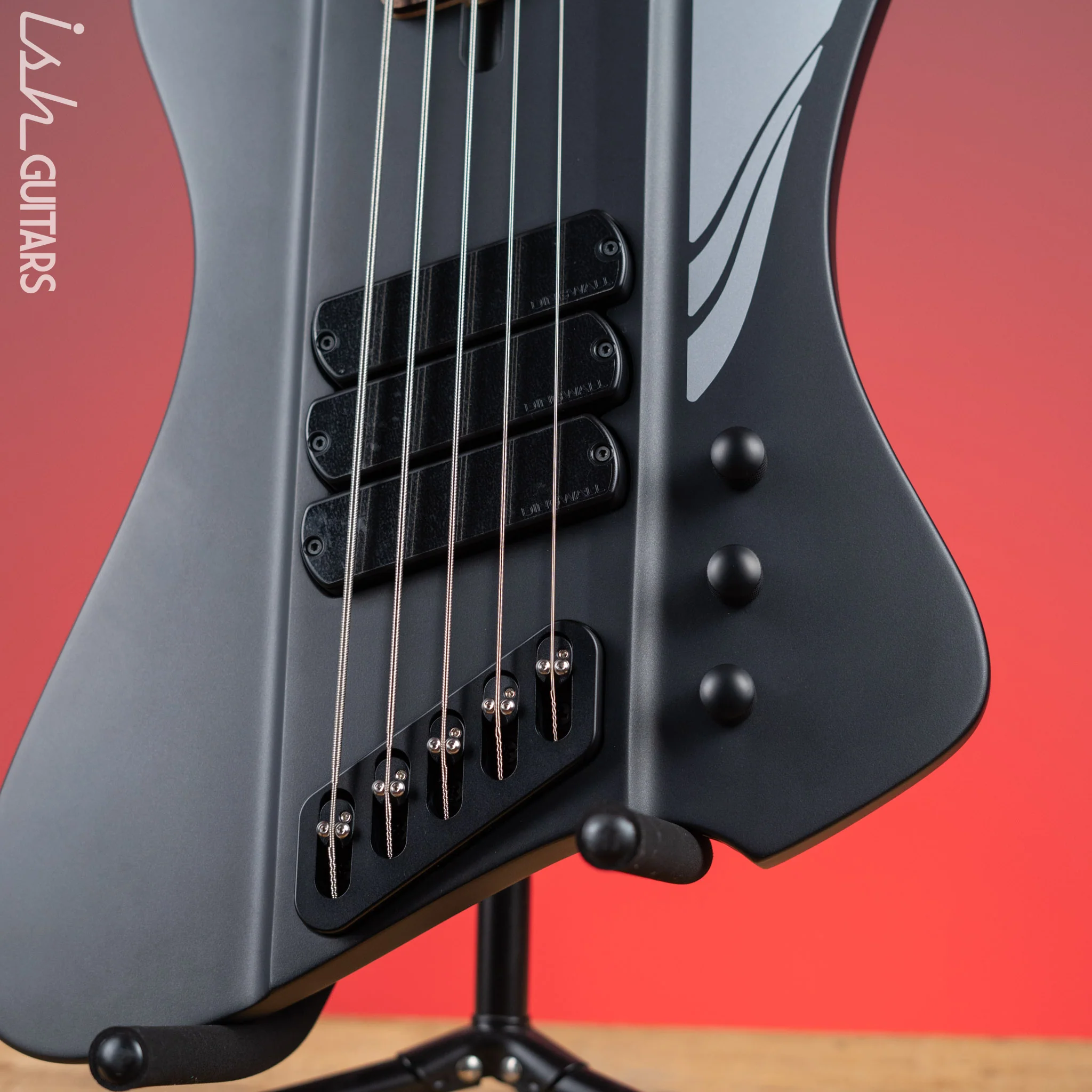 Dingwall D-Roc Standard 5-String Bass Matte Blackburst - Image 4