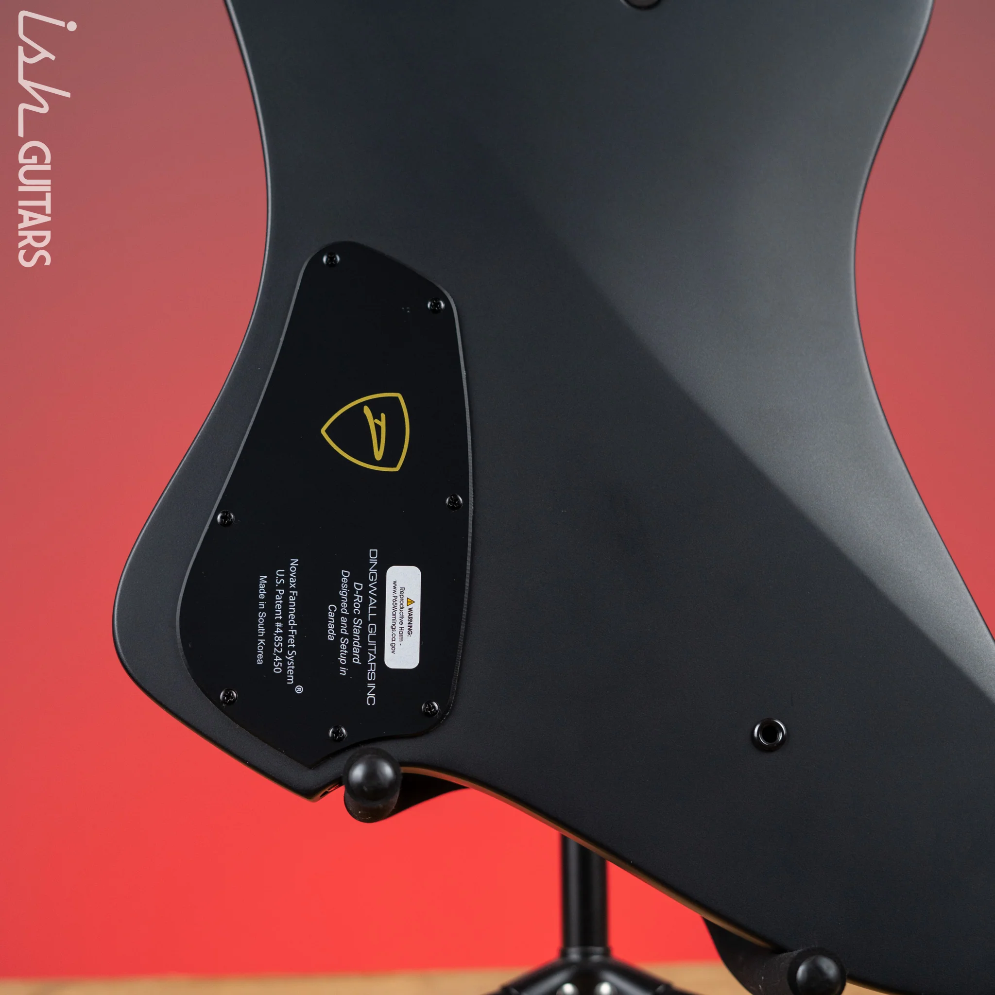 Dingwall D-Roc Standard 5-String Bass Matte Blackburst - Image 9