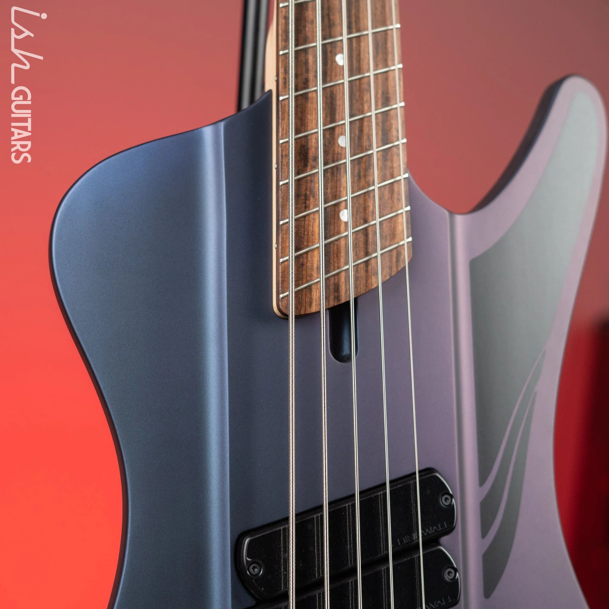 Dingwall D-Roc Standard 5-String Bass Matte Blue to Purple Colorshift - Image 3