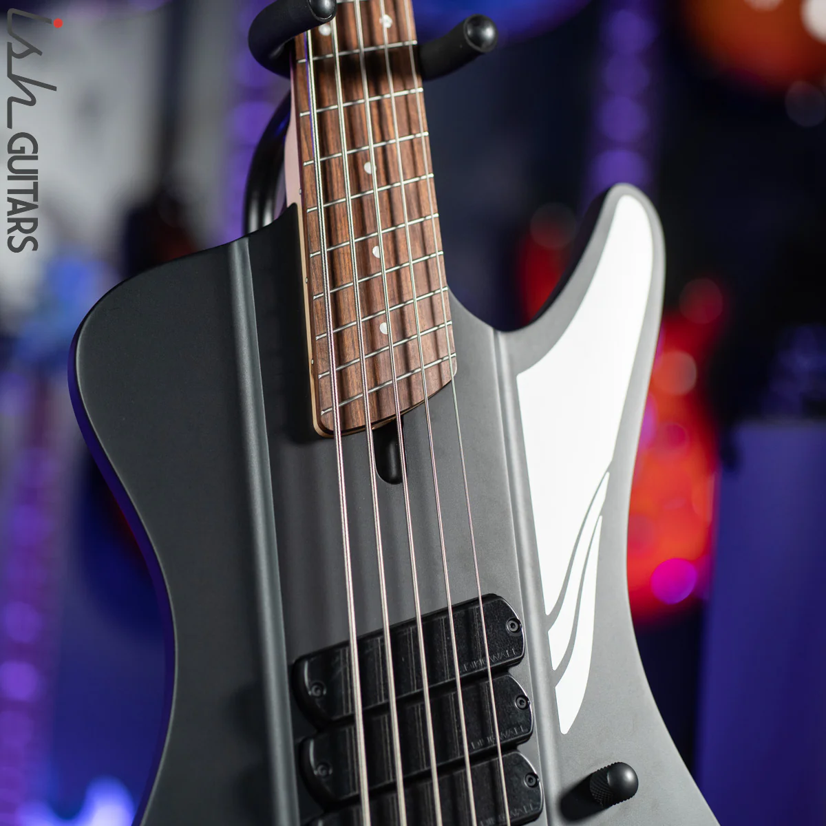 Dingwall D-Roc Standard 5-String Bass Matte Metallic Black - Image 5