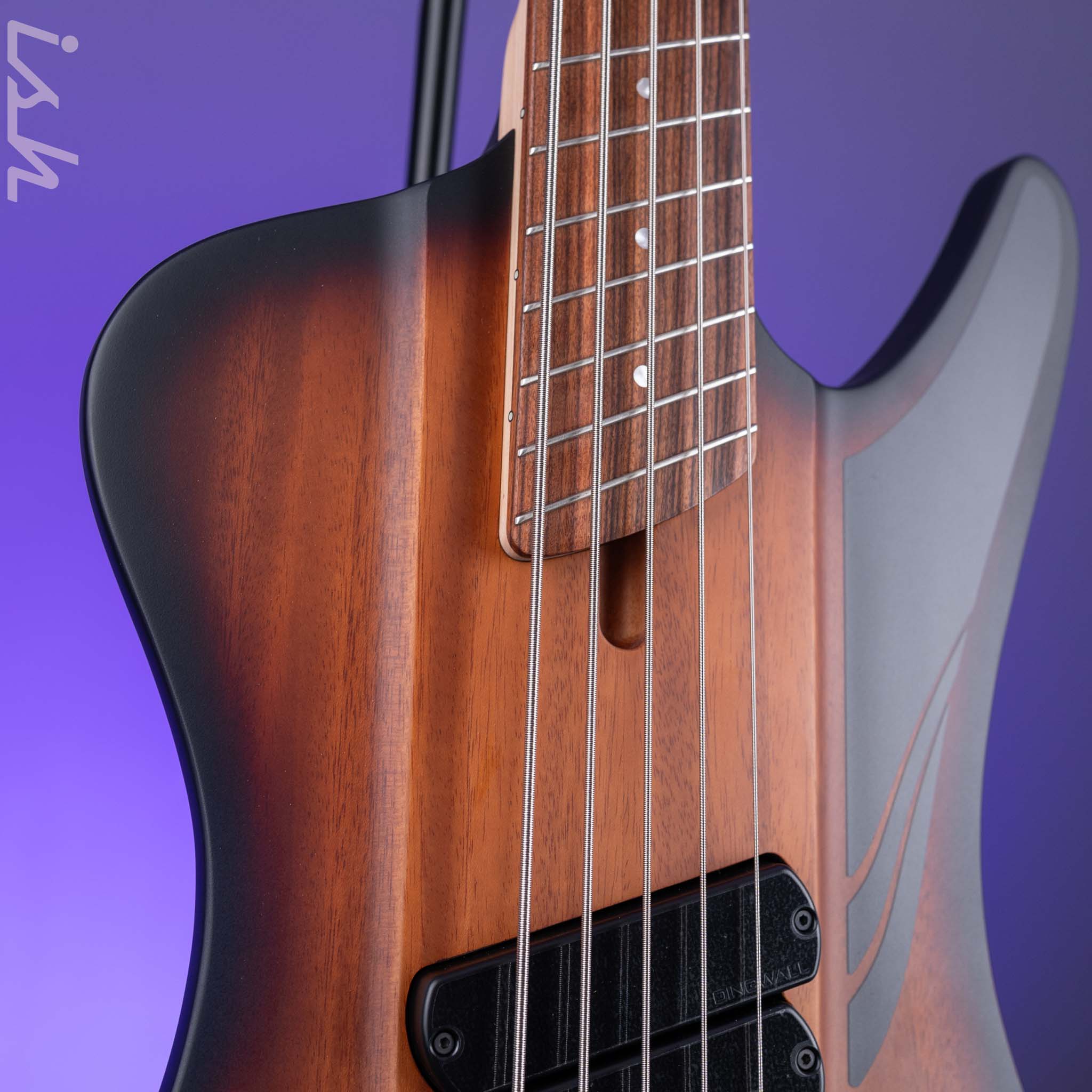 Dingwall D-Roc Standard 5-String Bass Matte Vintageburst - Image 3