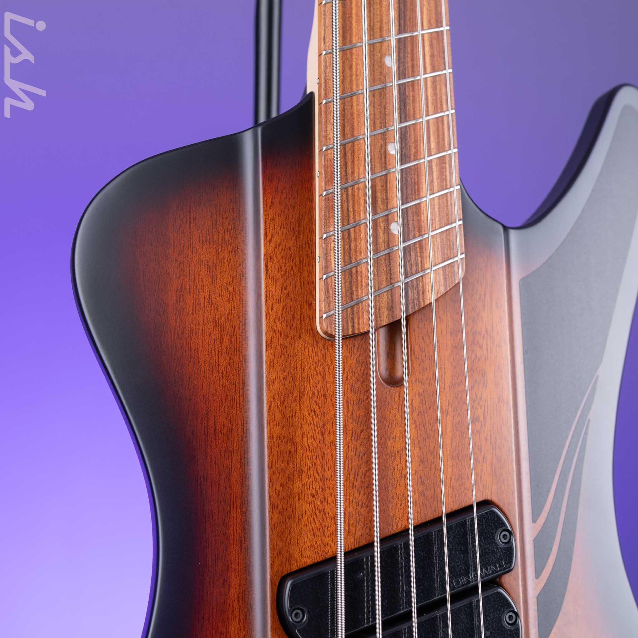 Dingwall D-Roc Standard 5-String Bass Matte Vintageburst - Image 3