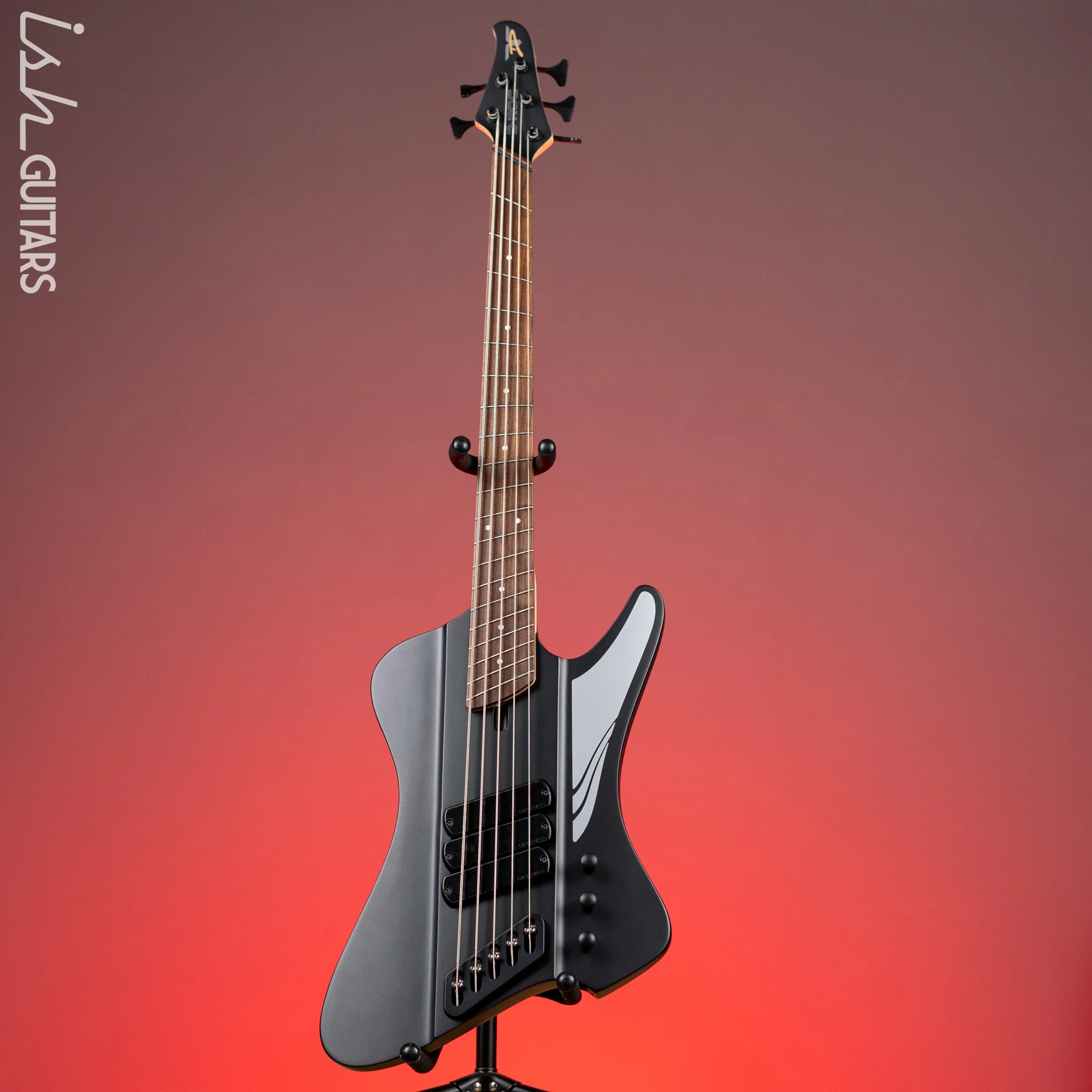 Dingwall D-Roc Standard 5-String Bass Metallic Black Matte - Image 2
