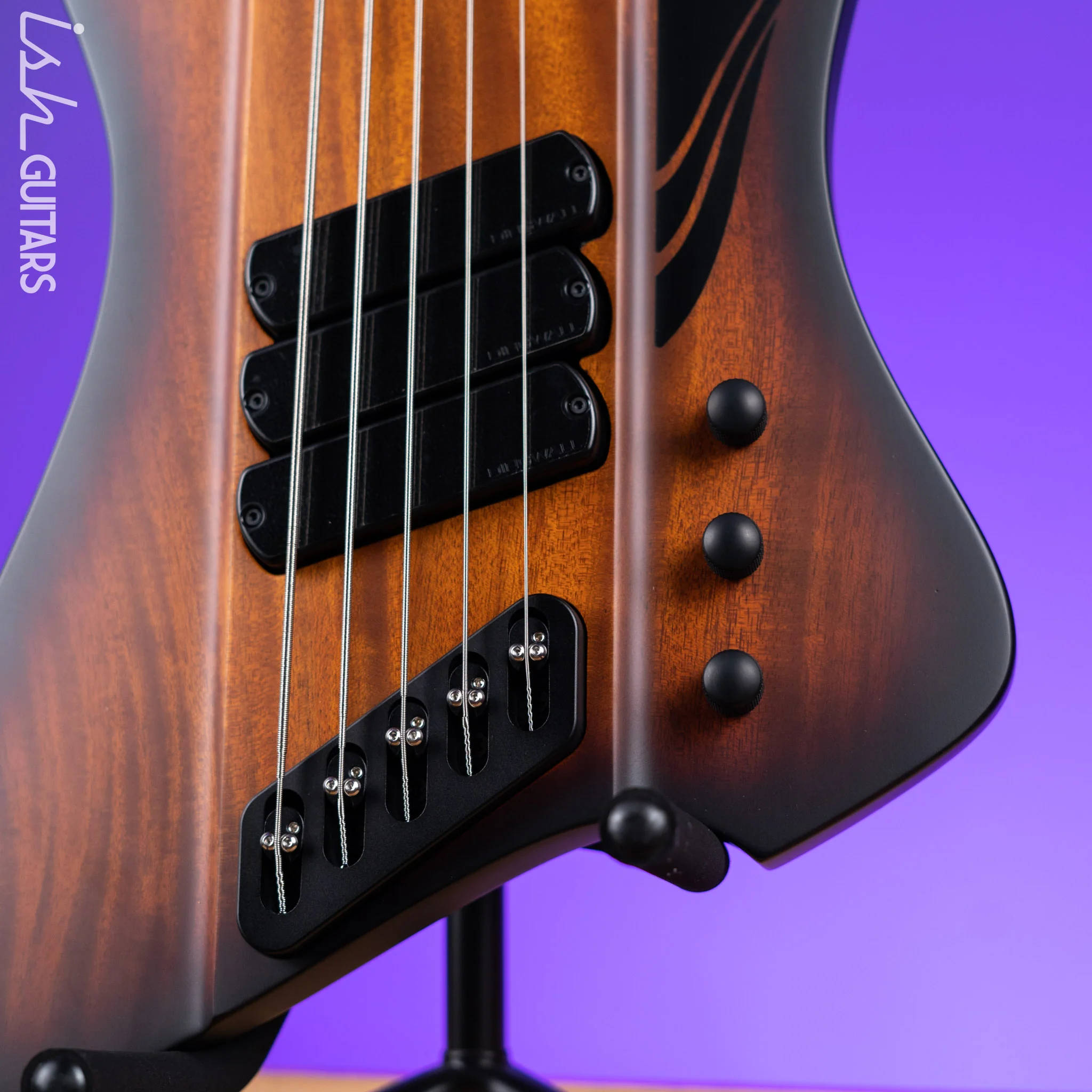 Dingwall D-Roc Standard 5-String Bass Vintageburst - Image 4