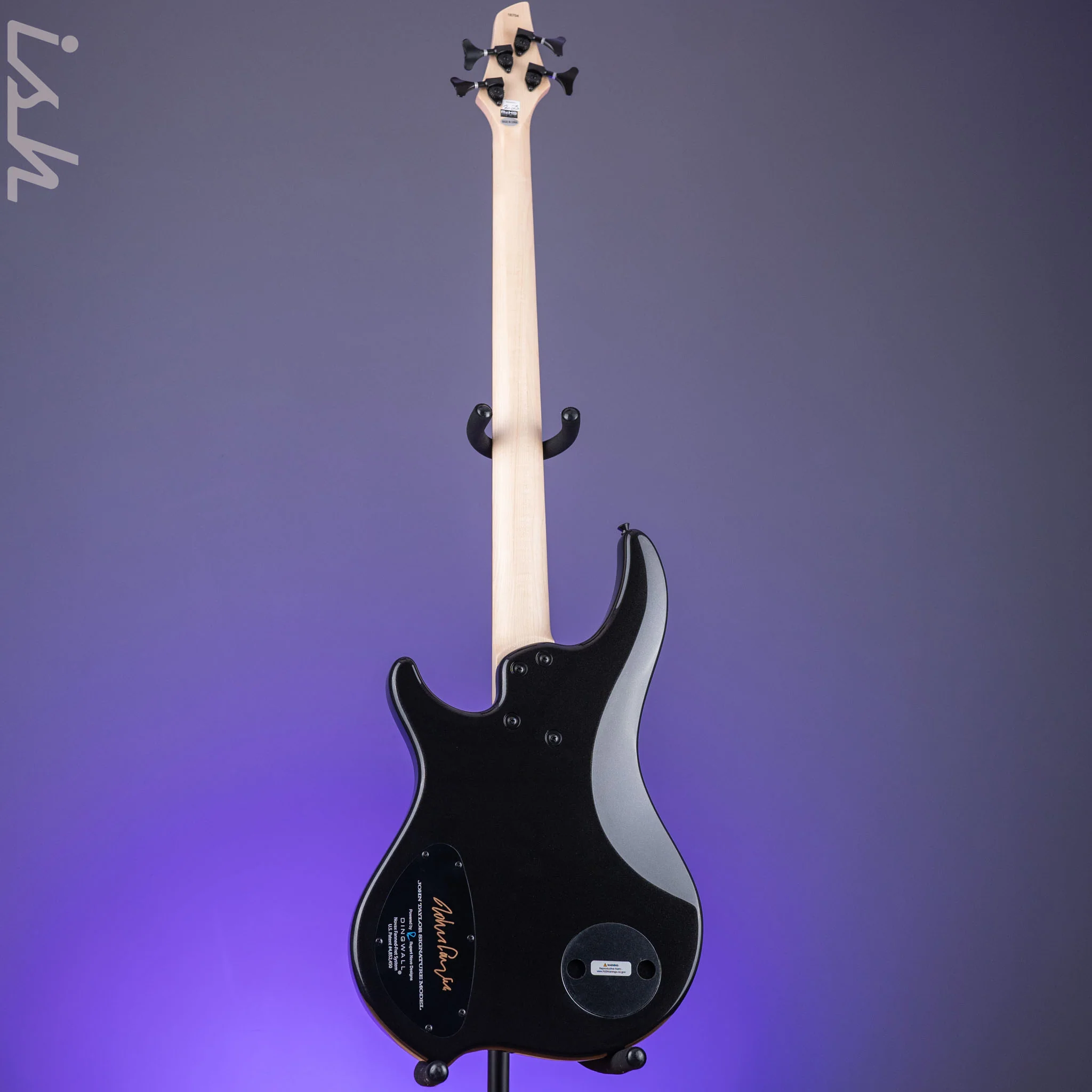 Dingwall John Taylor Signature Bass Gloss Metallic Black - Image 6