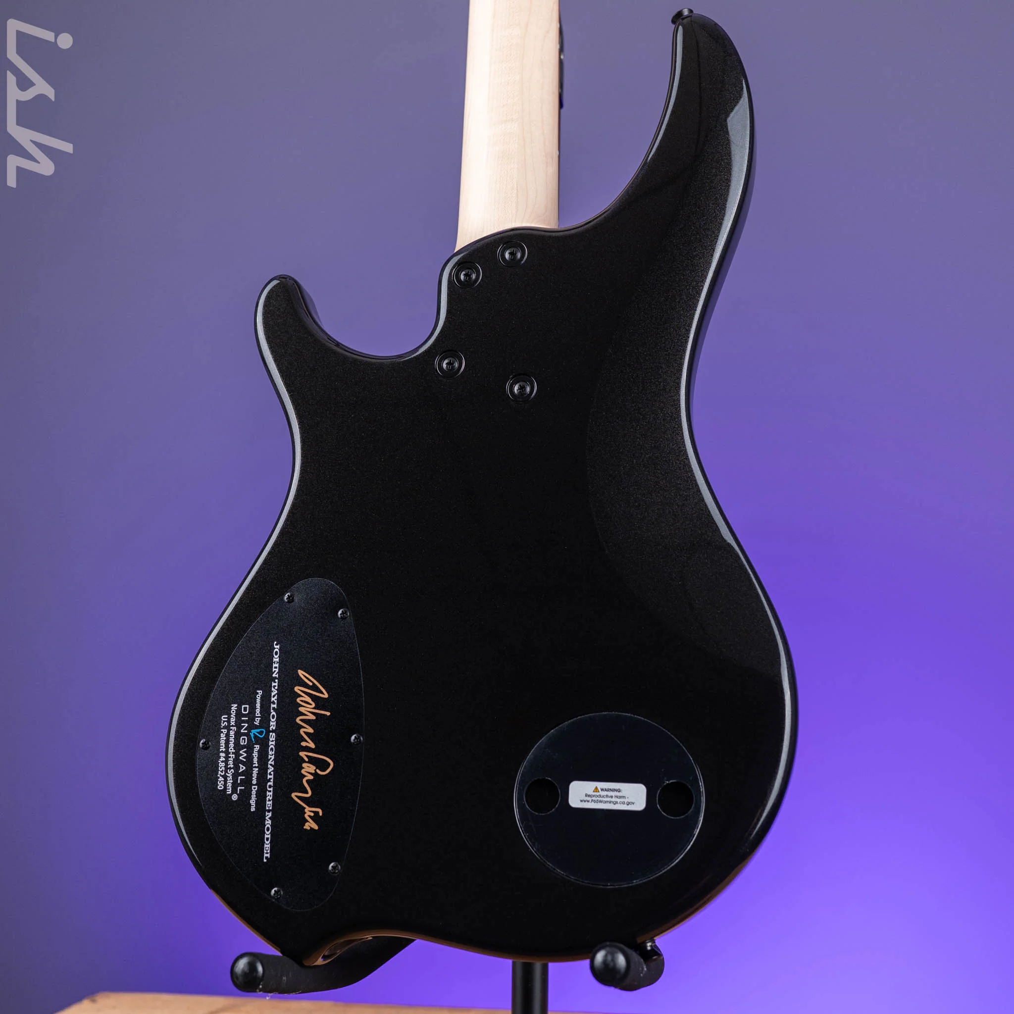 Dingwall John Taylor Signature Bass Gloss Metallic Black - Image 7