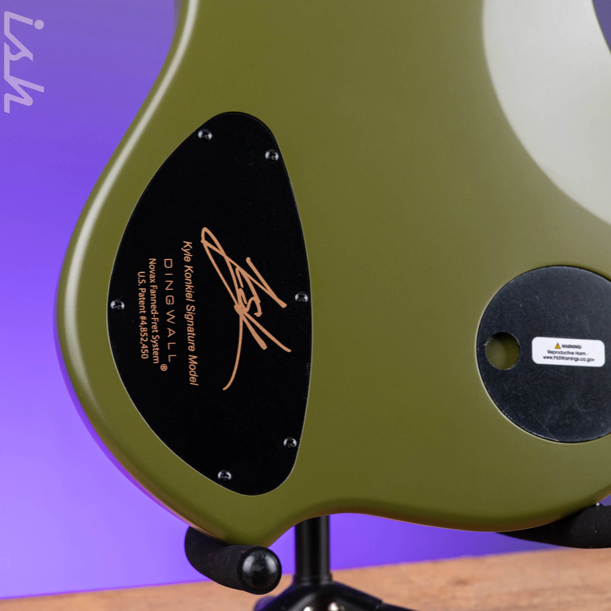 Dingwall Kyle Konkiel Combustion 5-String Bass Matte Army Green - Image 10